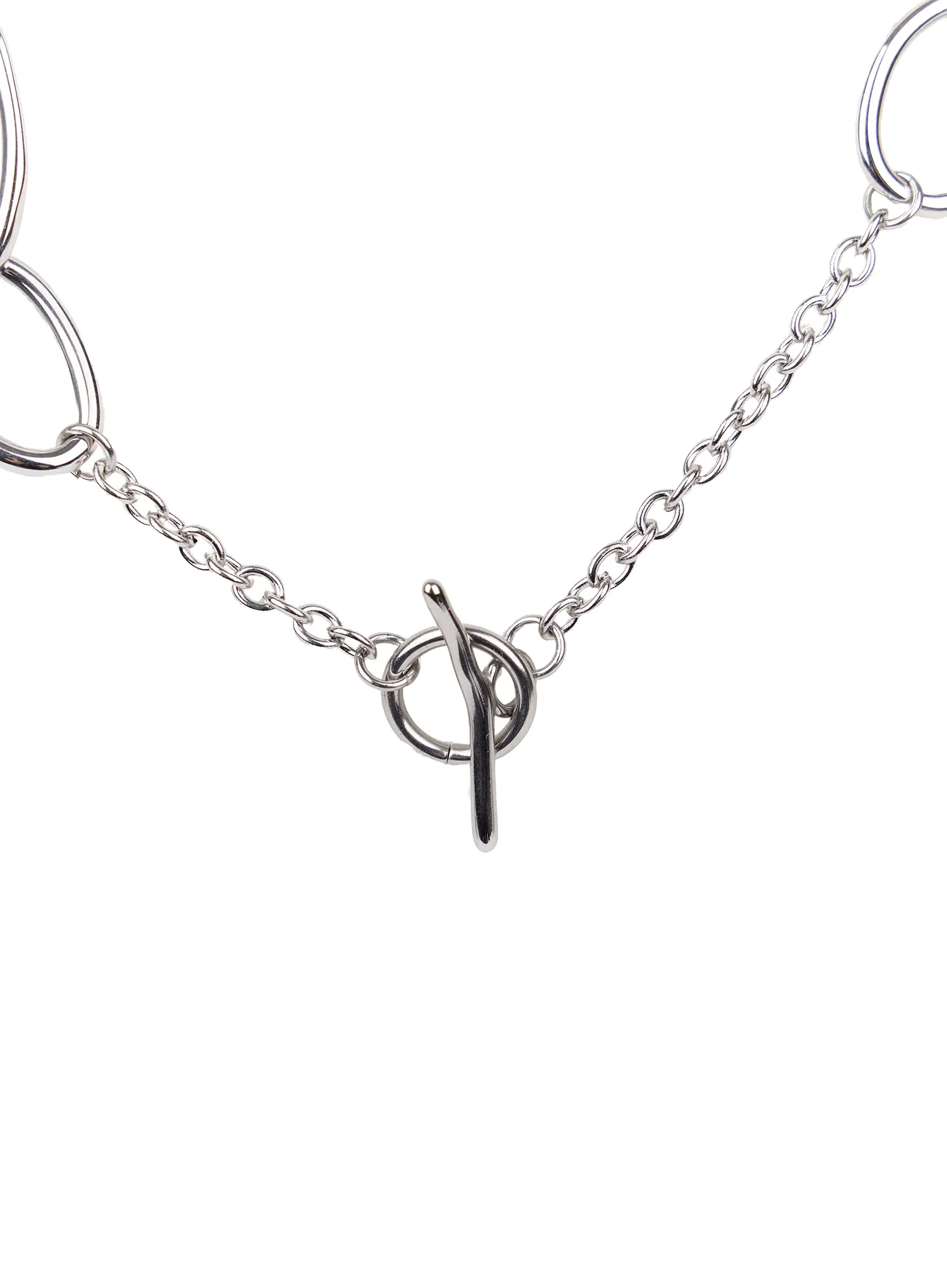 Oval Link Necklace CA508 - Image 4