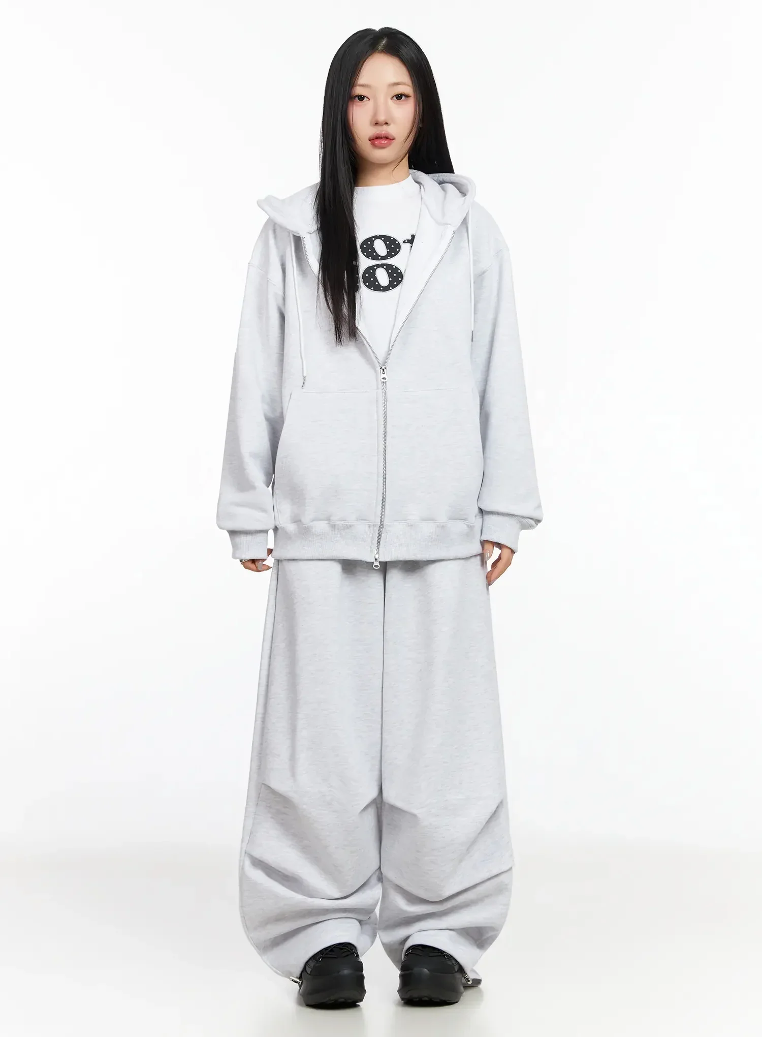 Oversized Basic Hoodie IA507 - Image 5