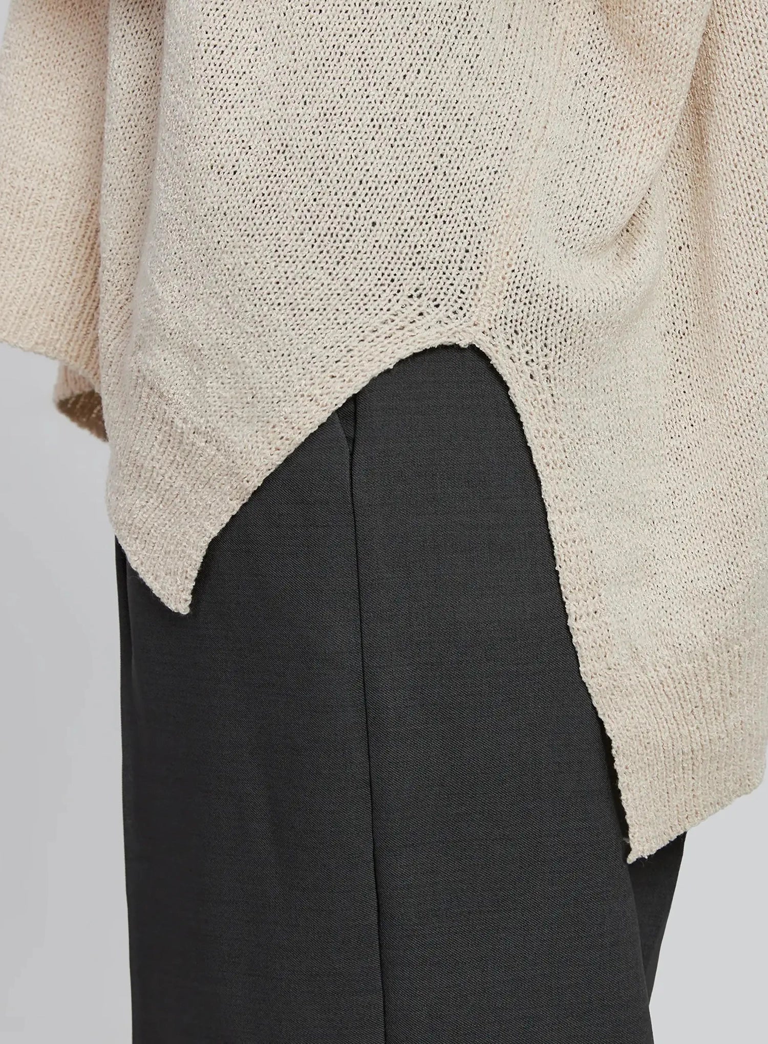 Oversized Collar Knit Top IN507 - Image 16