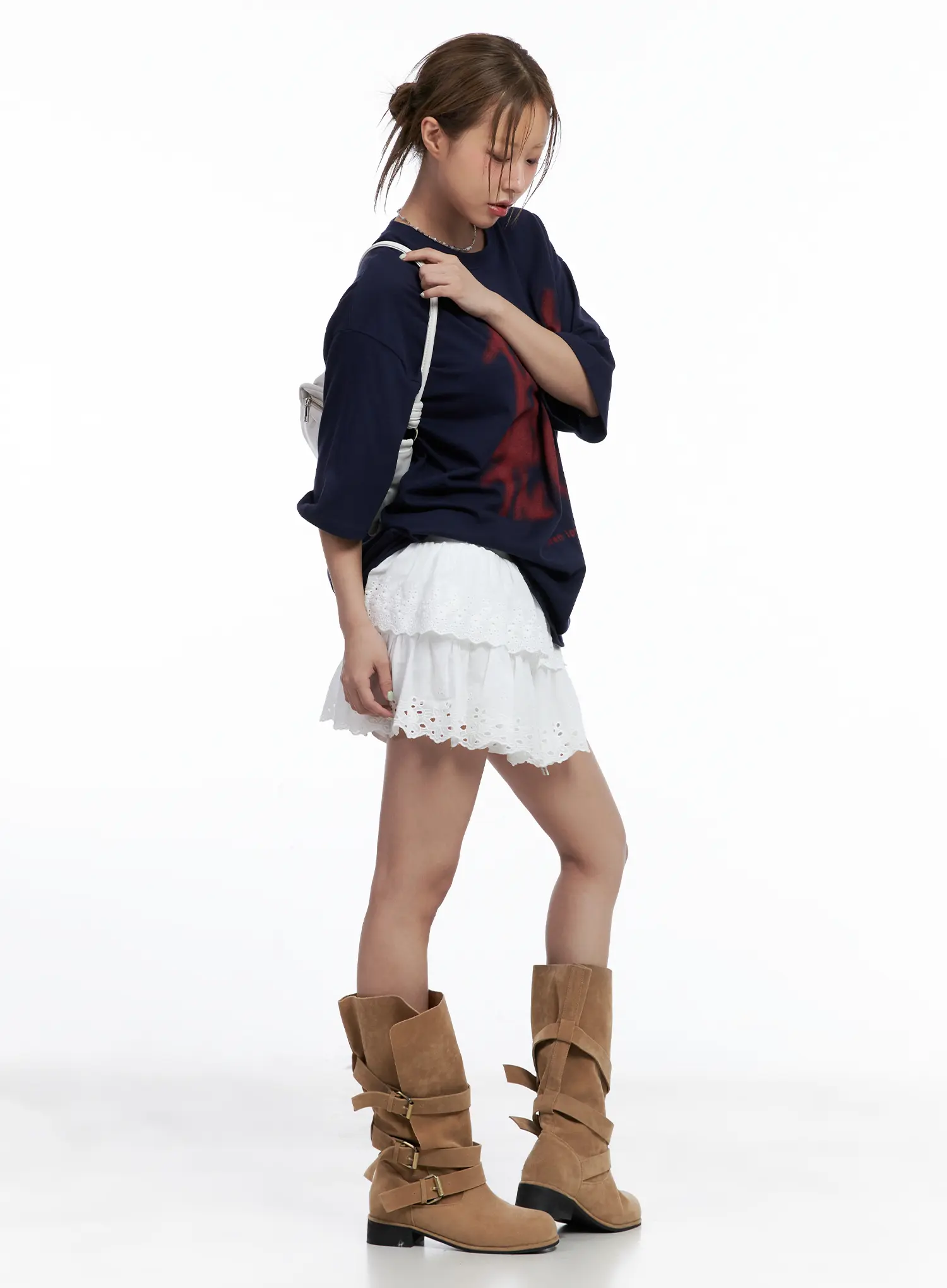 Oversized Graphic Short-Sleeve Tee CL514 - Image 6