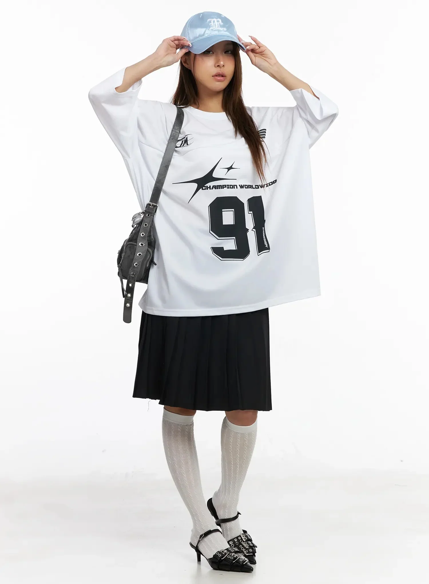 Oversized Jersey Tee IY504 - Image 13
