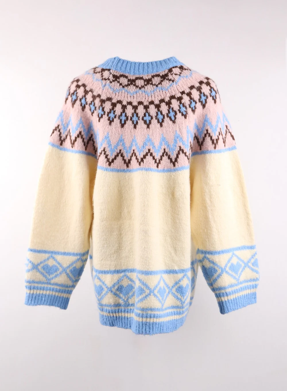 Oversized Knit Sweater OF405 - Image 8