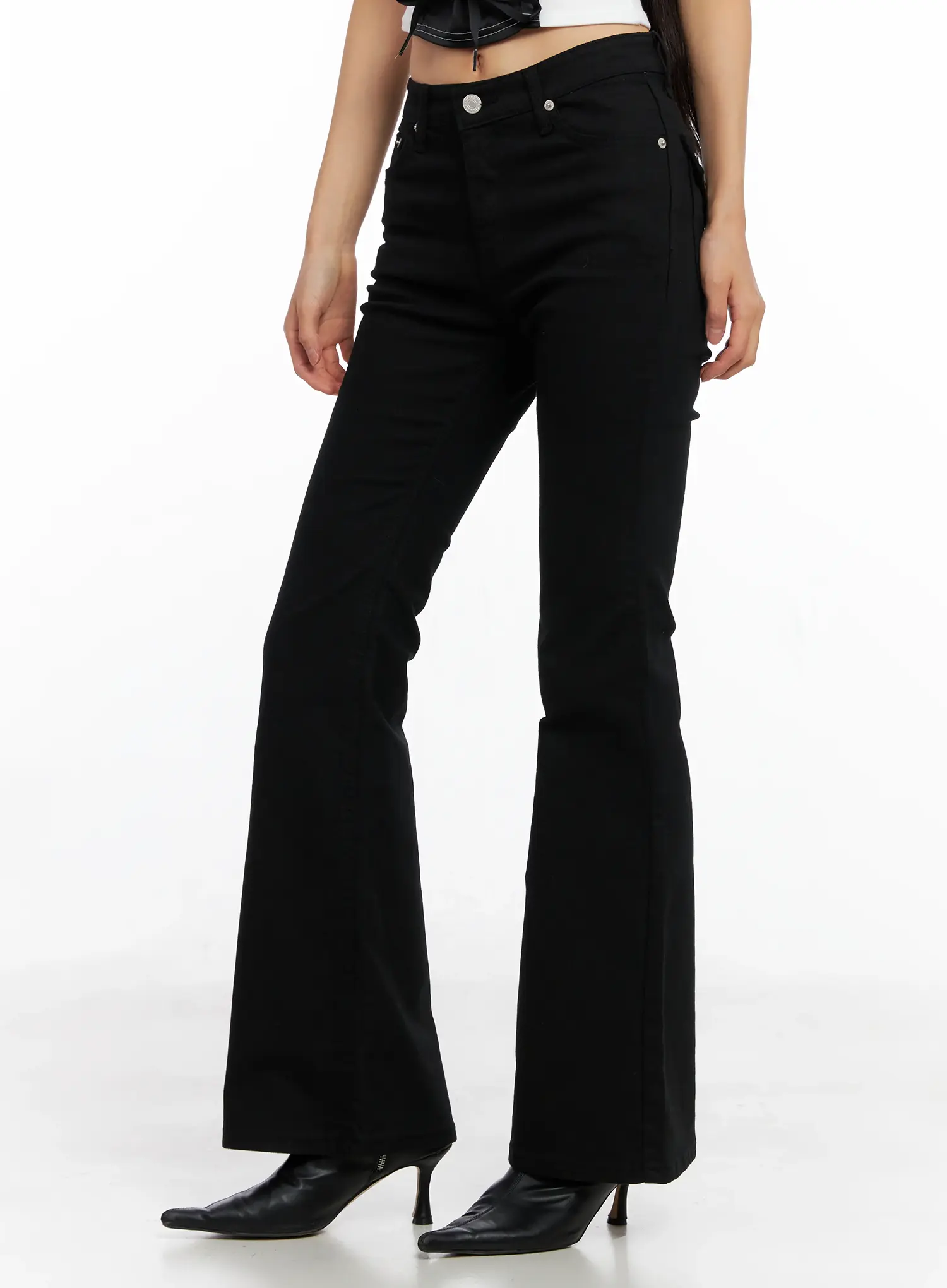 Paris Studded Bootcut Cotton Pants CO528 - Image 8