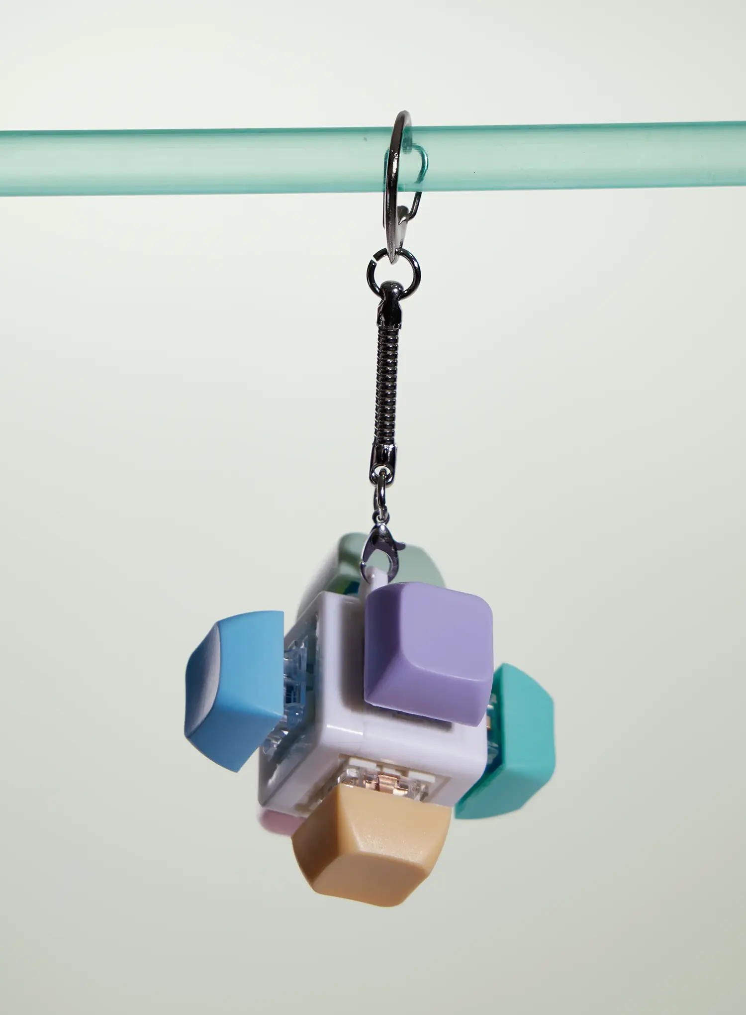 Pastel Cube Keycap Keychain IA524 - Image 3