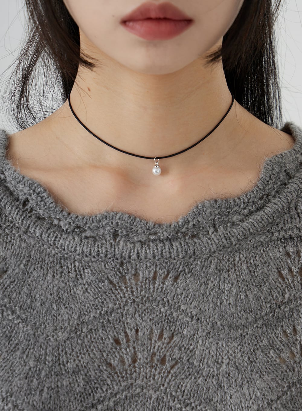 Pearl Choker Necklace OO24 - Image 6