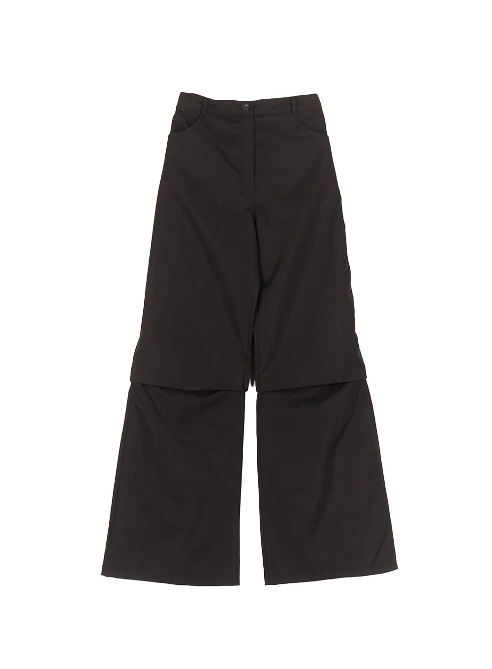 Pintuck Pleated Bootcut Skirt Pants CM503 - Image 12
