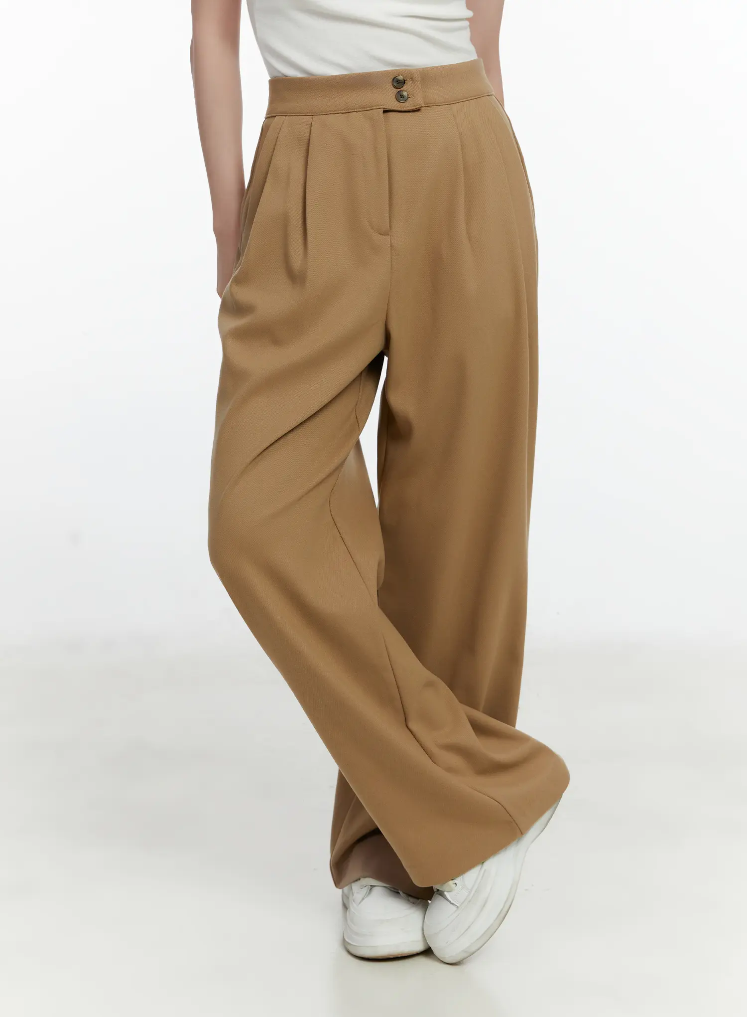 Pintuck Wide-Leg Trousers F502 - Image 8