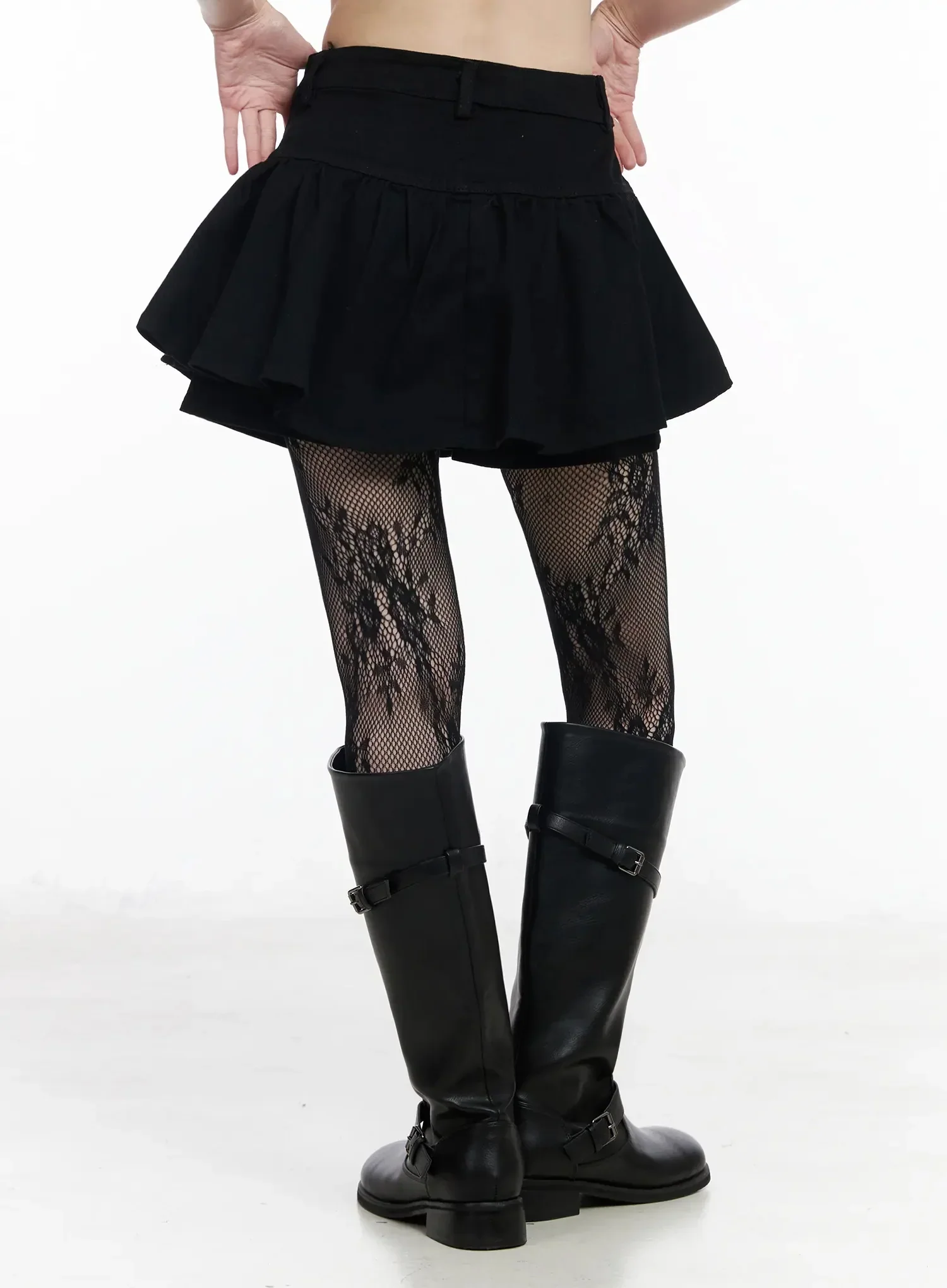 Pleated Balloon Skort IY511 - Image 11