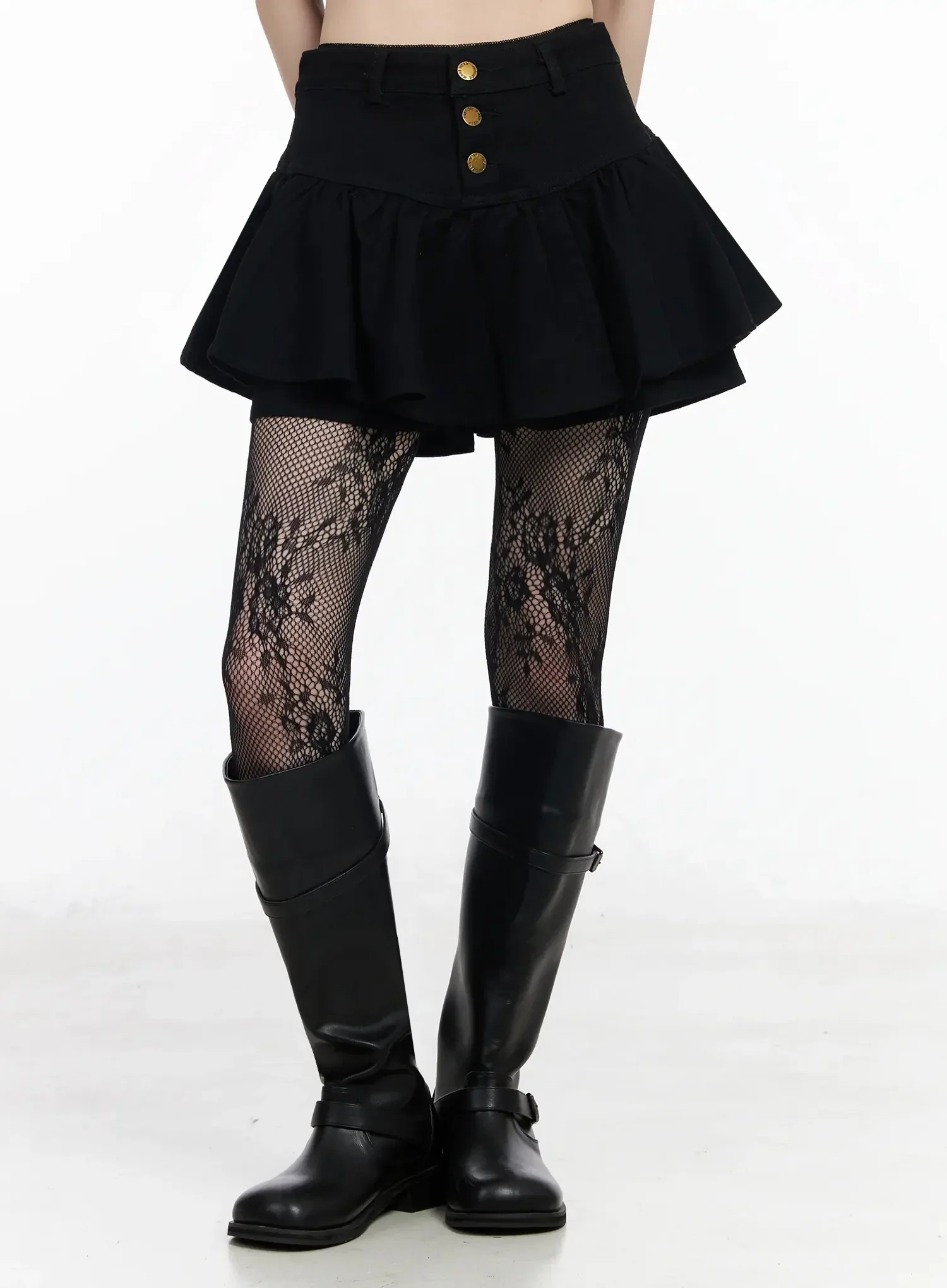 Pleated Balloon Skort IY511 - Image 5