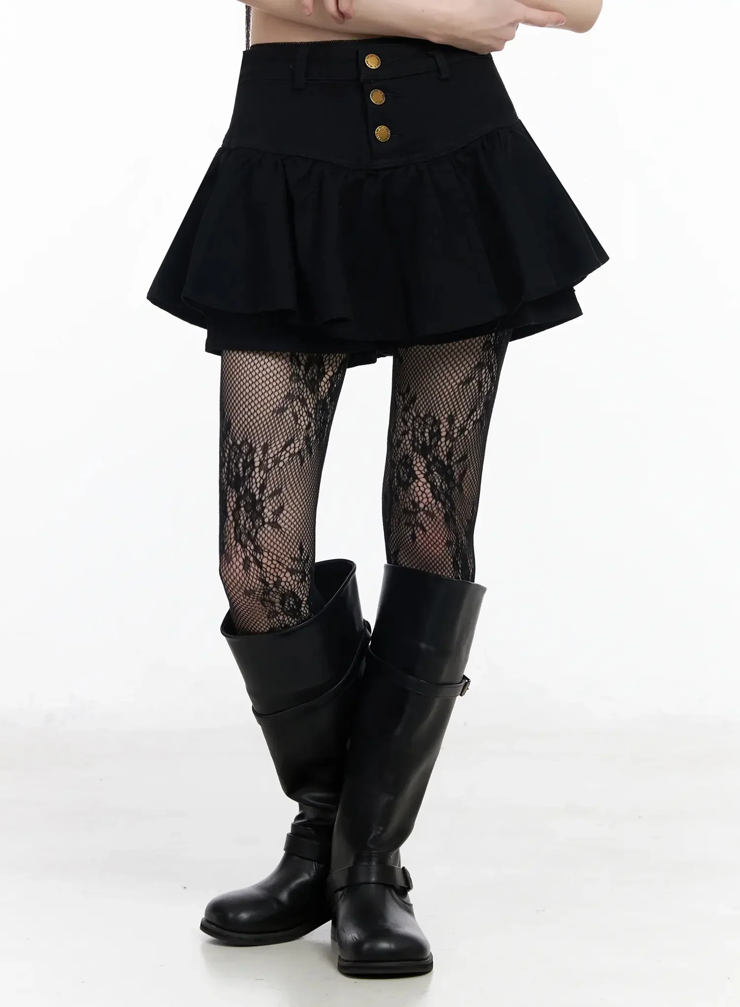 Pleated Balloon Skort IY511 - Image 9