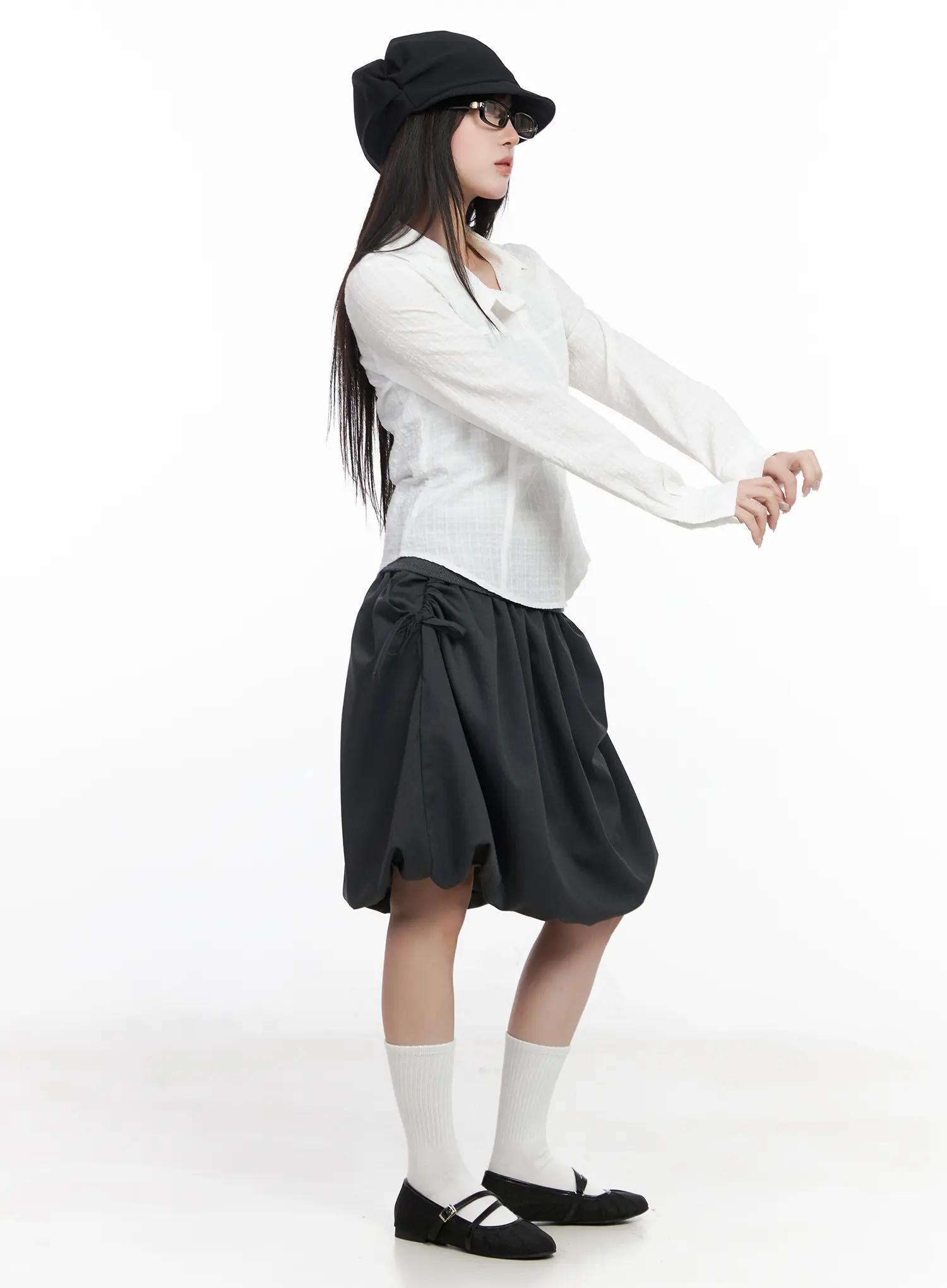 Pleated Midi Skirt CF523 - Image 5