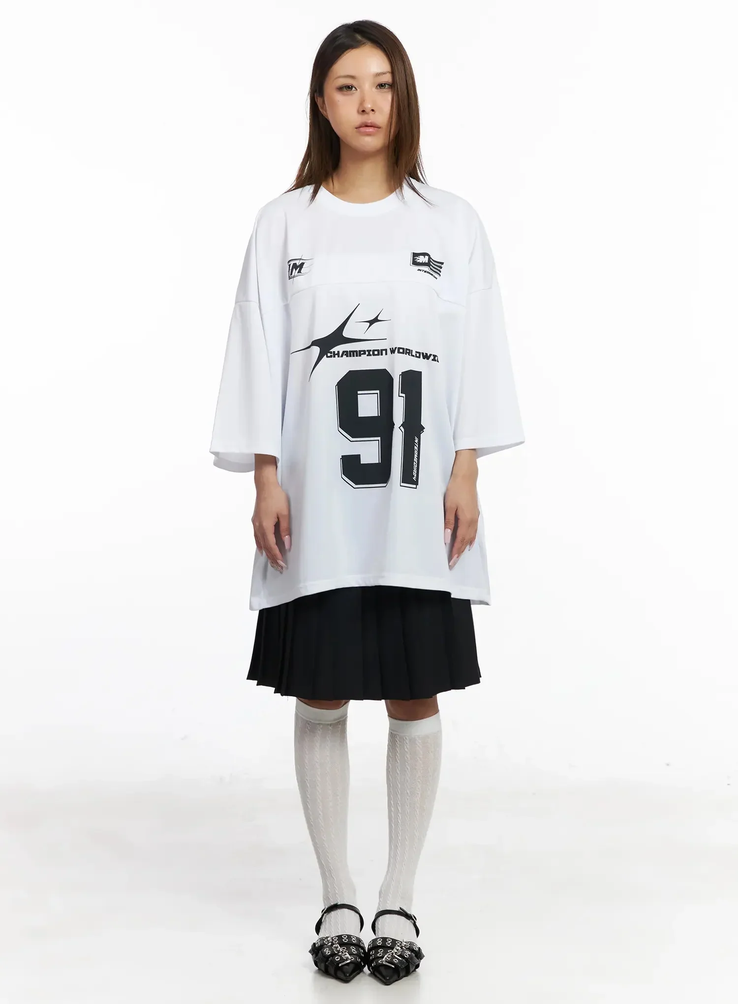Pleated Midi Skirt IY504 - Image 6