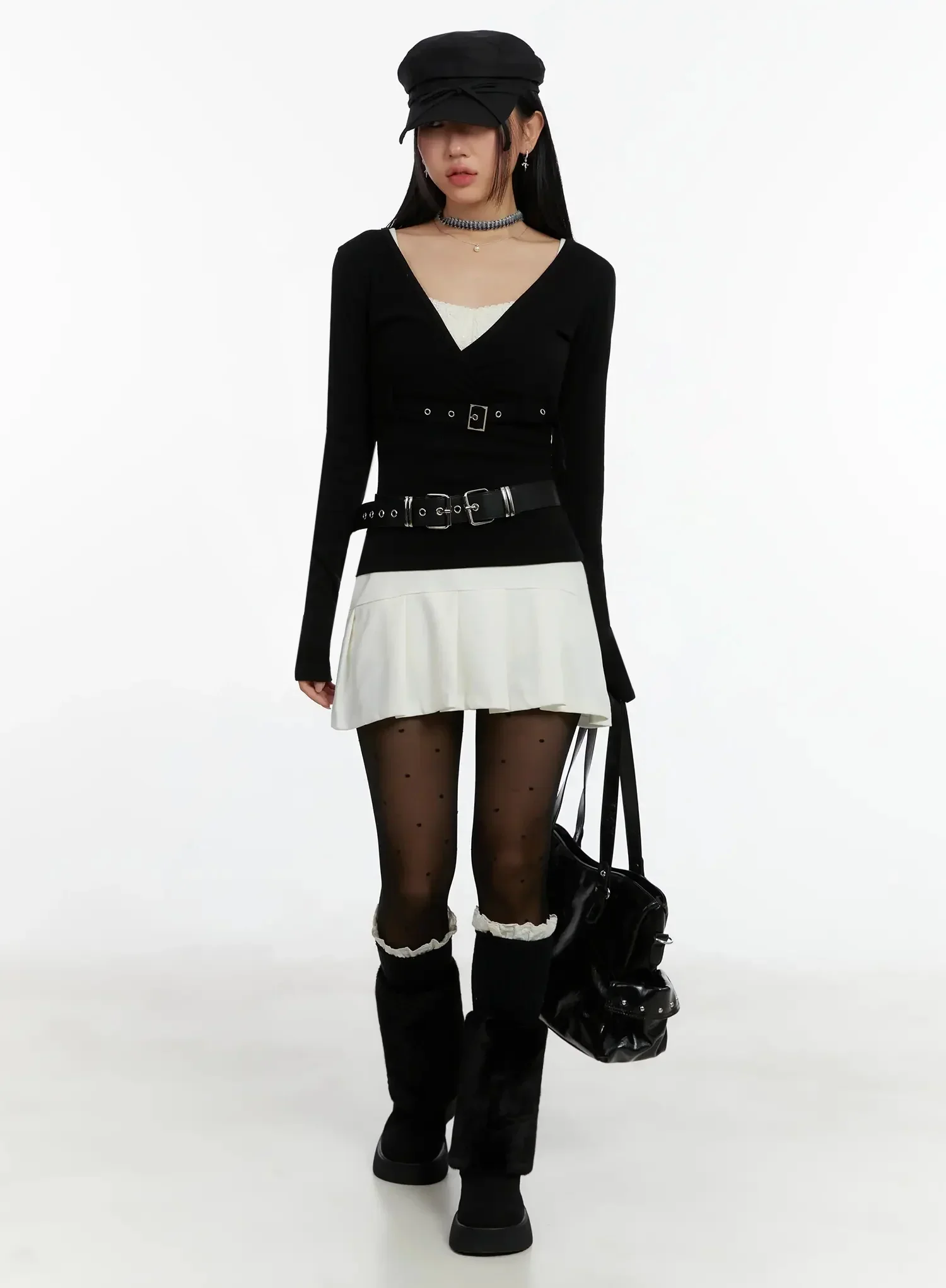 Pleated Mini Skirt ID525 - Image 2