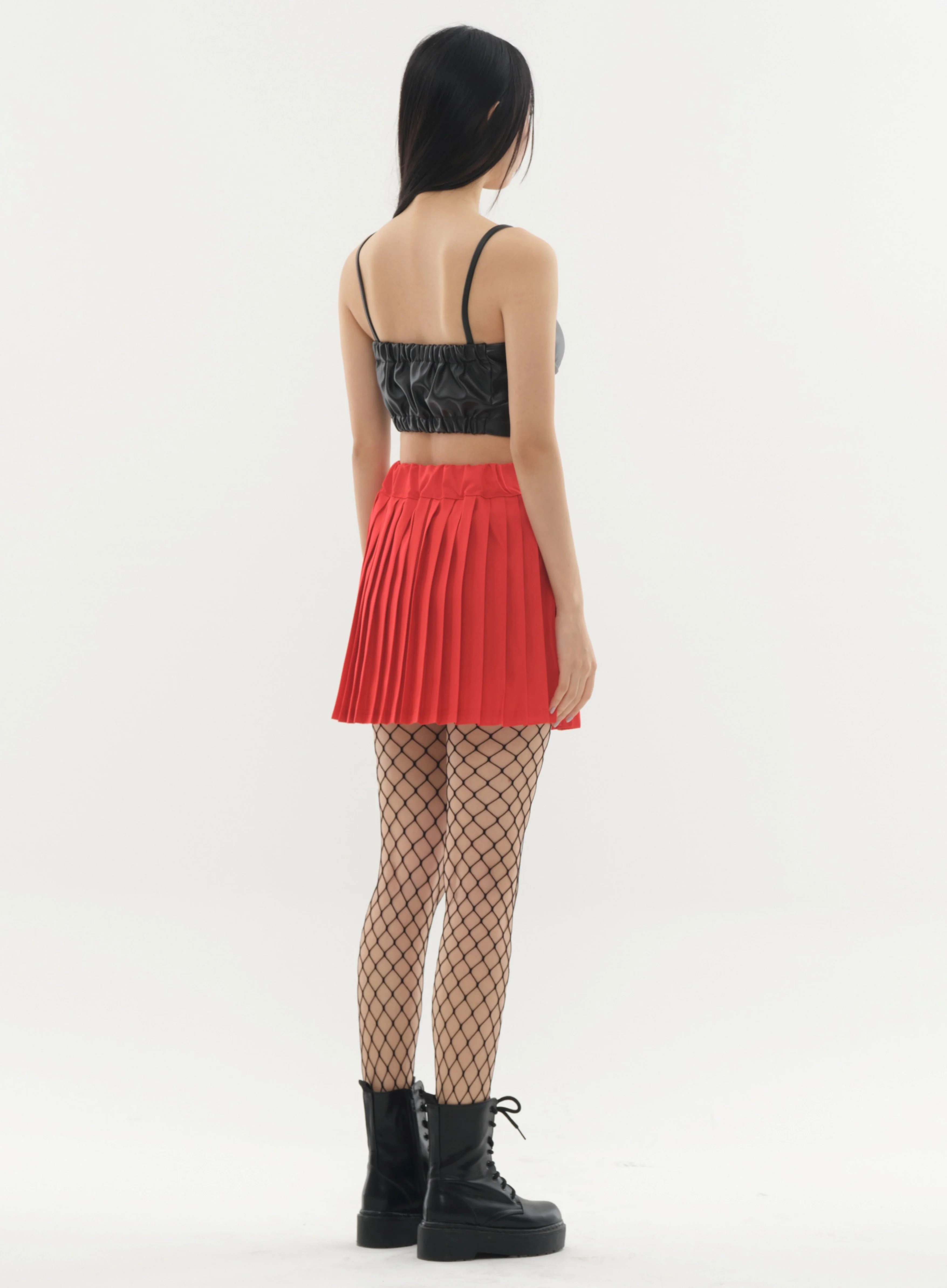 Pleated Mini Skirt with Chain #Original Kpop #121692 - Image 7