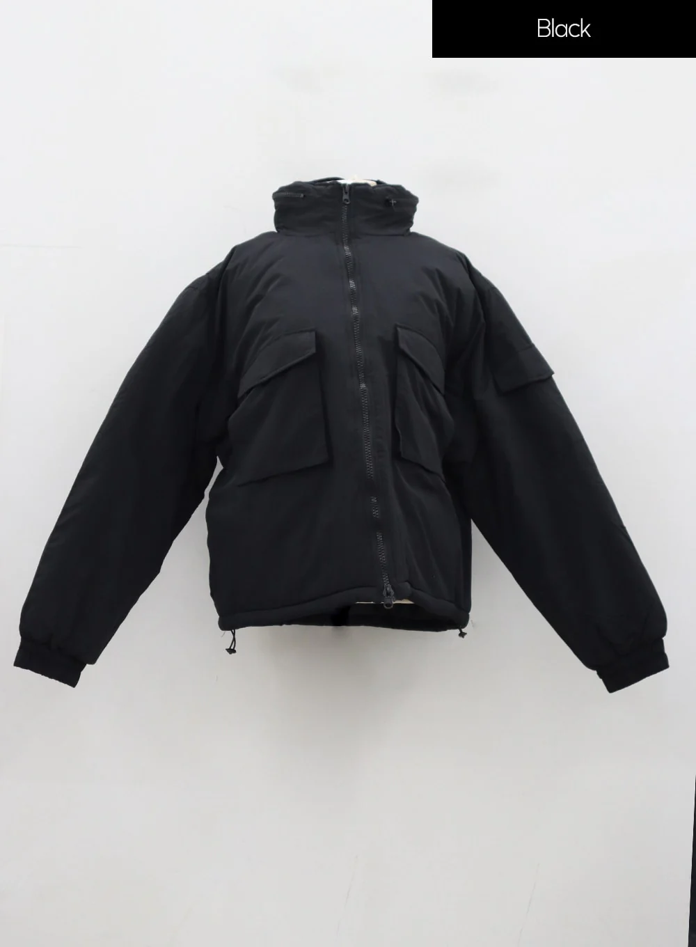 Plus Twin Front Pocket Hoodie Puffer Jacket ID27 - Image 20