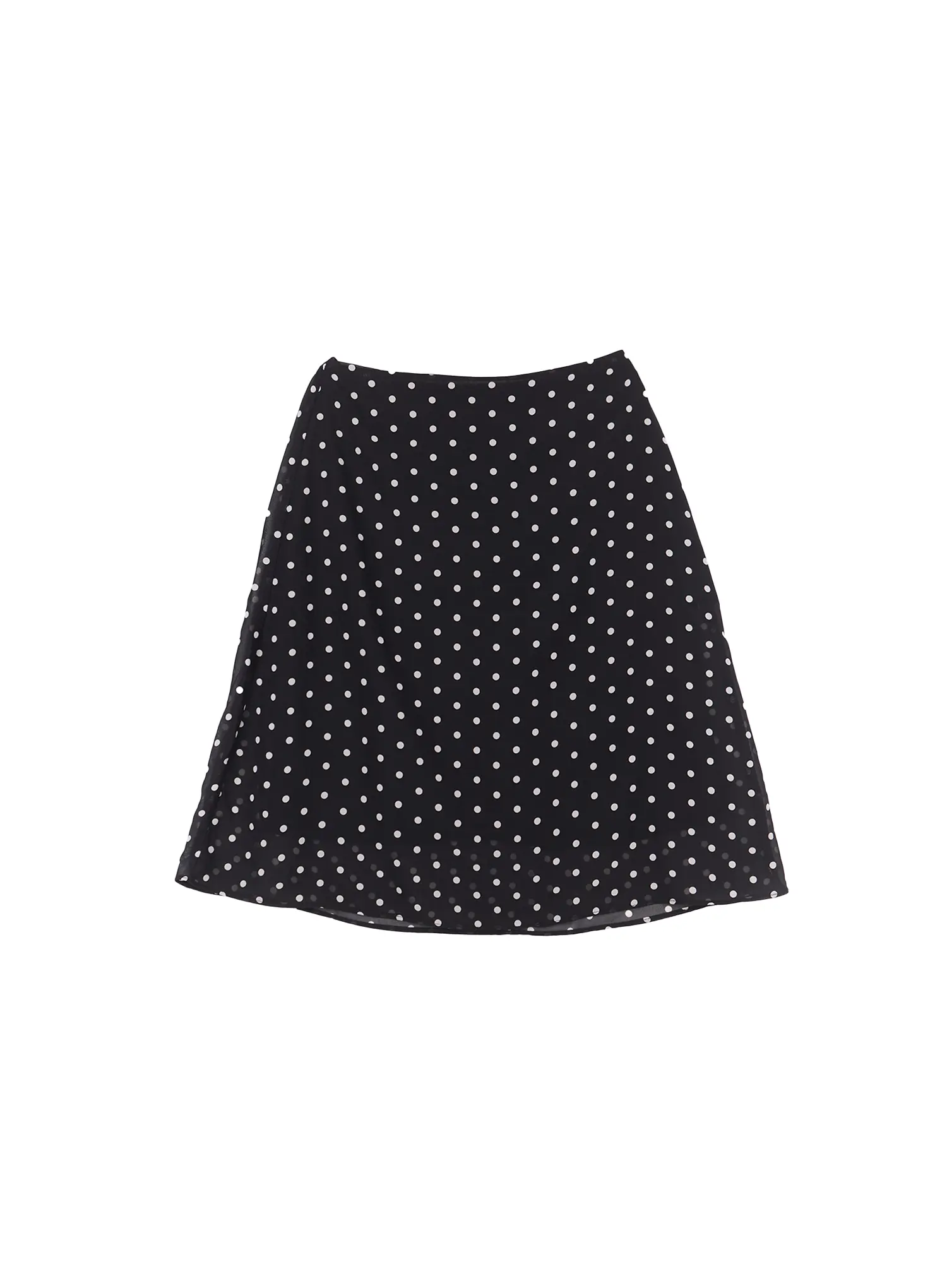 Polka Dot Double-Layered Midi Skirt CL502 - Image 12