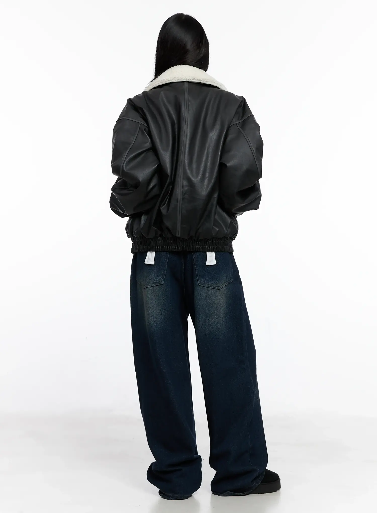 Rayna Vintage Washed Wide Jeans CO528 - Image 8