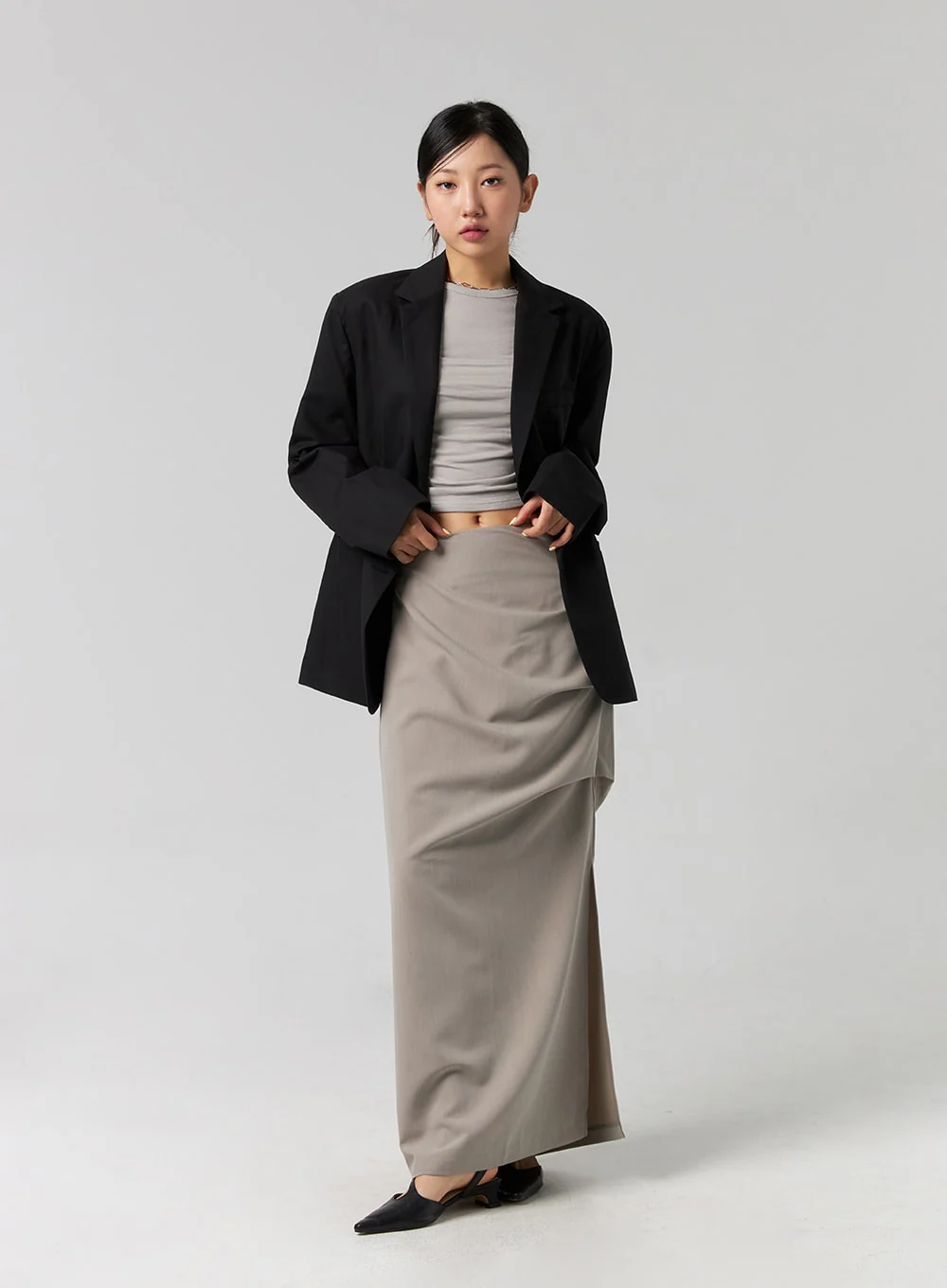 Relaxed Cotton Blazer CG329 - Image 2