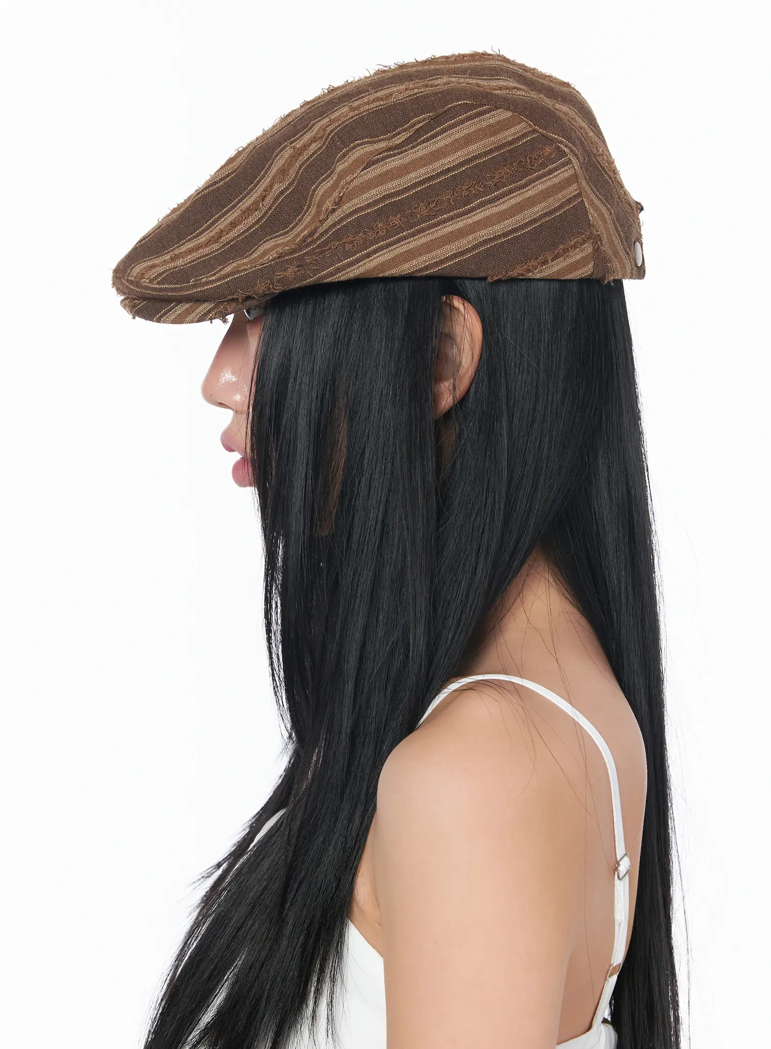 Retro-Style Stripe Cap CY513 - Image 4