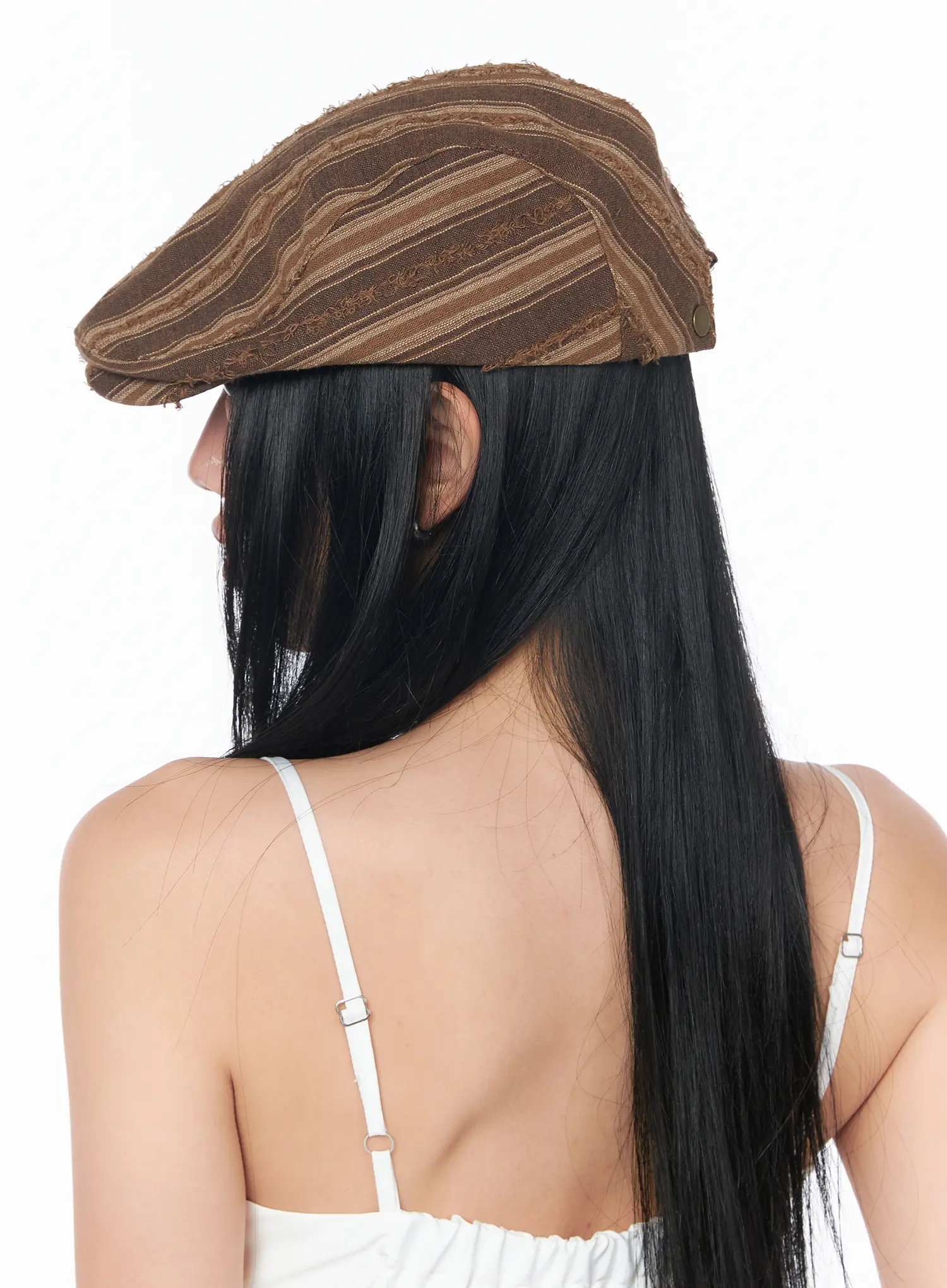 Retro-Style Stripe Cap CY513 - Image 5