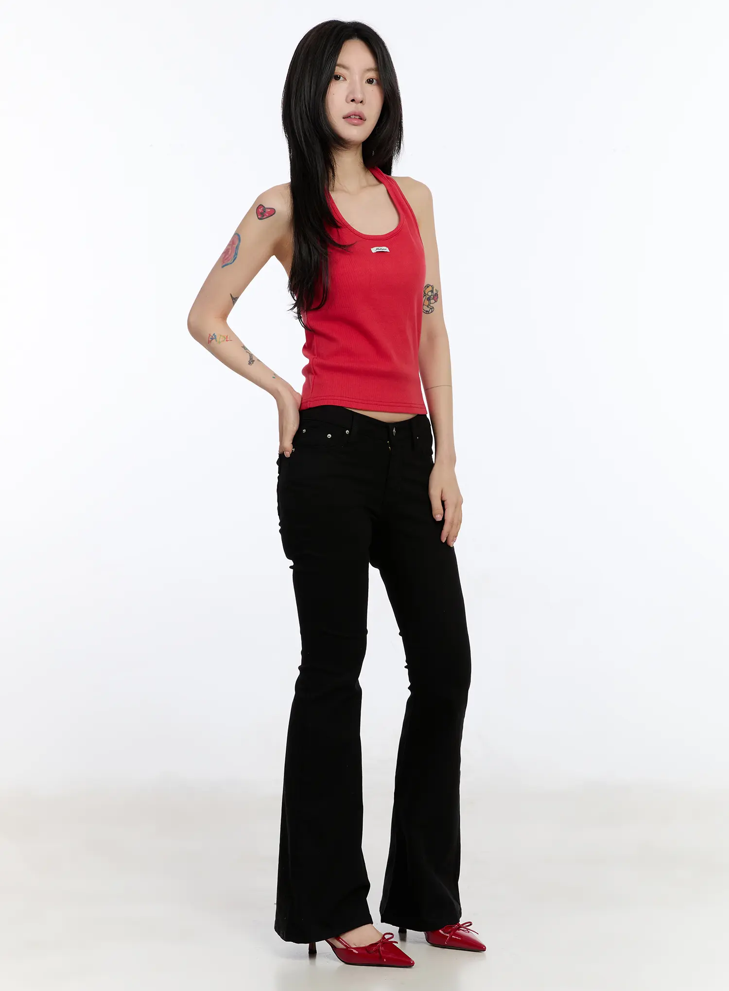 Ribbed Halter Top CA507 - Image 7
