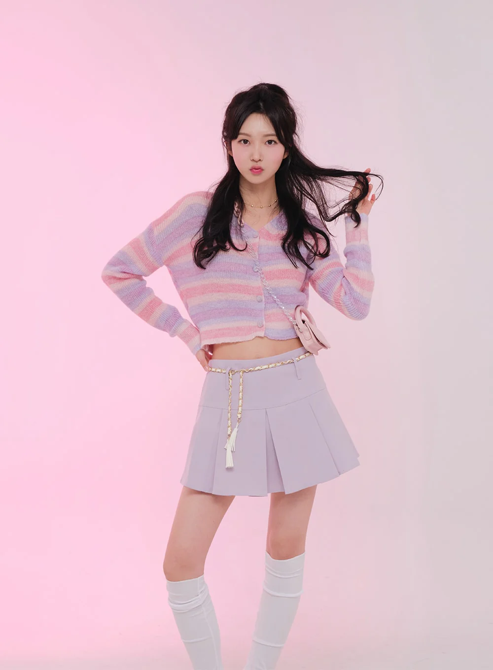 Ribbed Knee Socks BM19 - Image 6