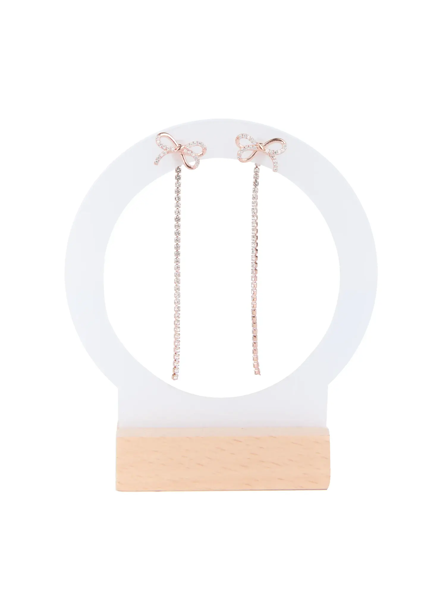 Ribbon Drop Earrings IS515 - Image 6