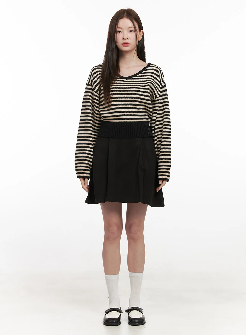 Ribbon Printed Socks IF505 - Image 4