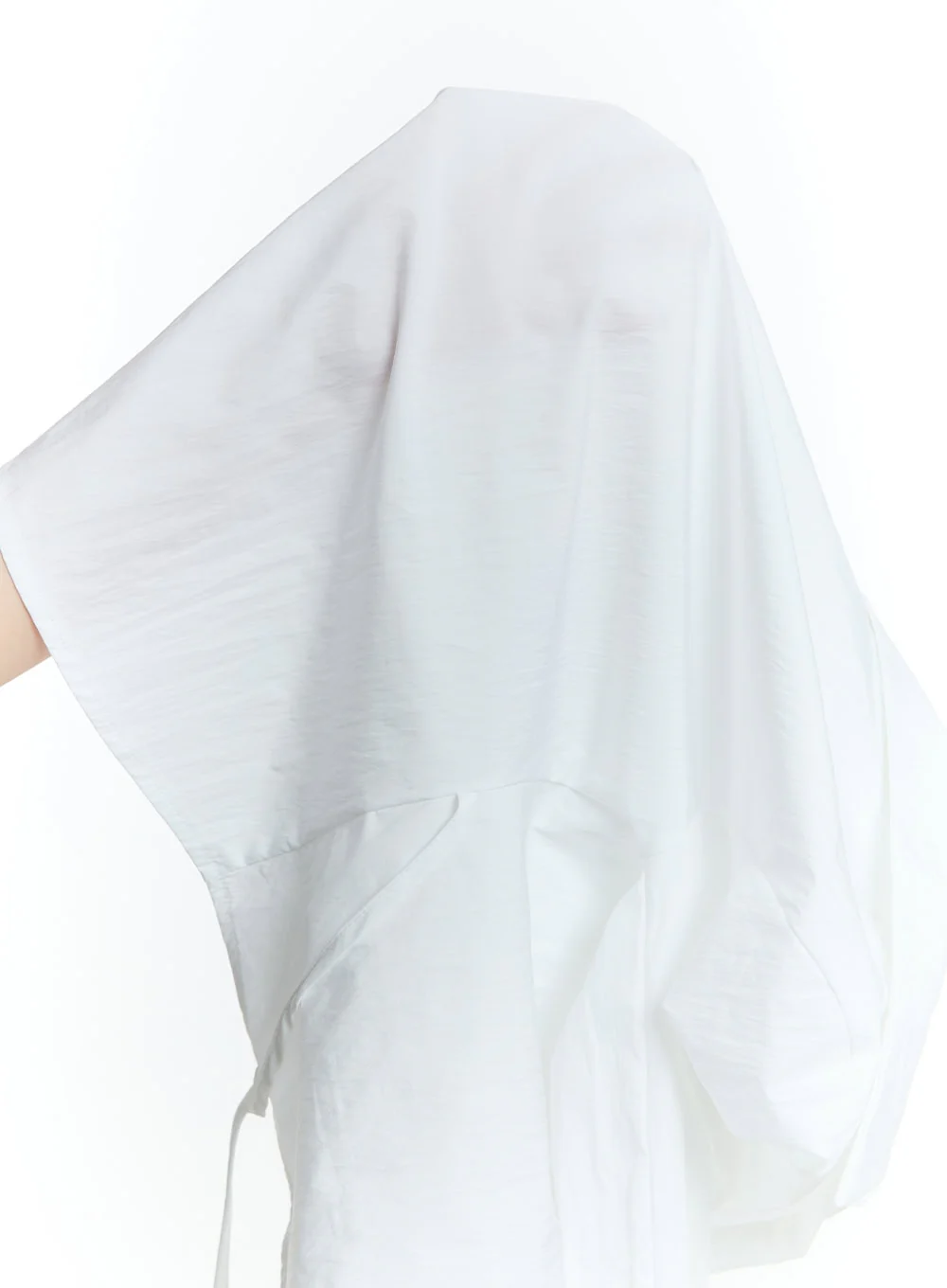 Ribbon-Tie Collared Button-Up CF503 - Image 5