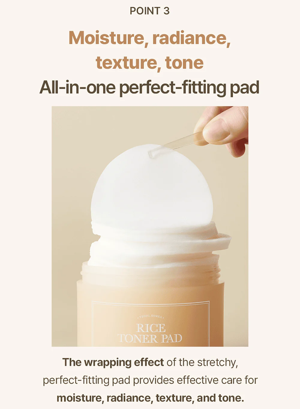Rice Toner Pad (140 ml, 60ea) - Image 8