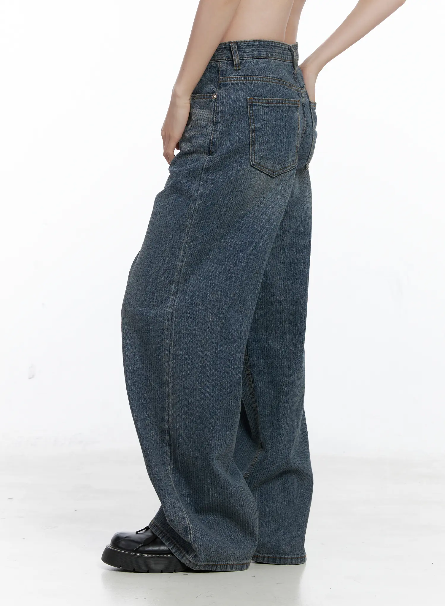 Riley Washed Baggy Jeans CO503 - Image 3