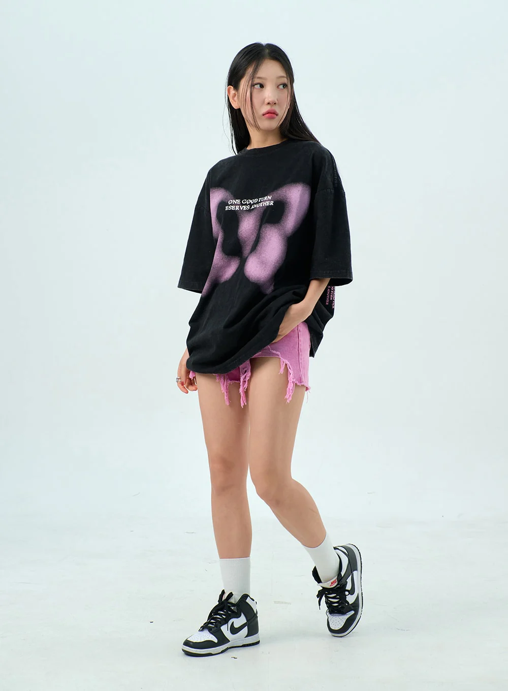Ripped Color Shorts BU308 - Image 7