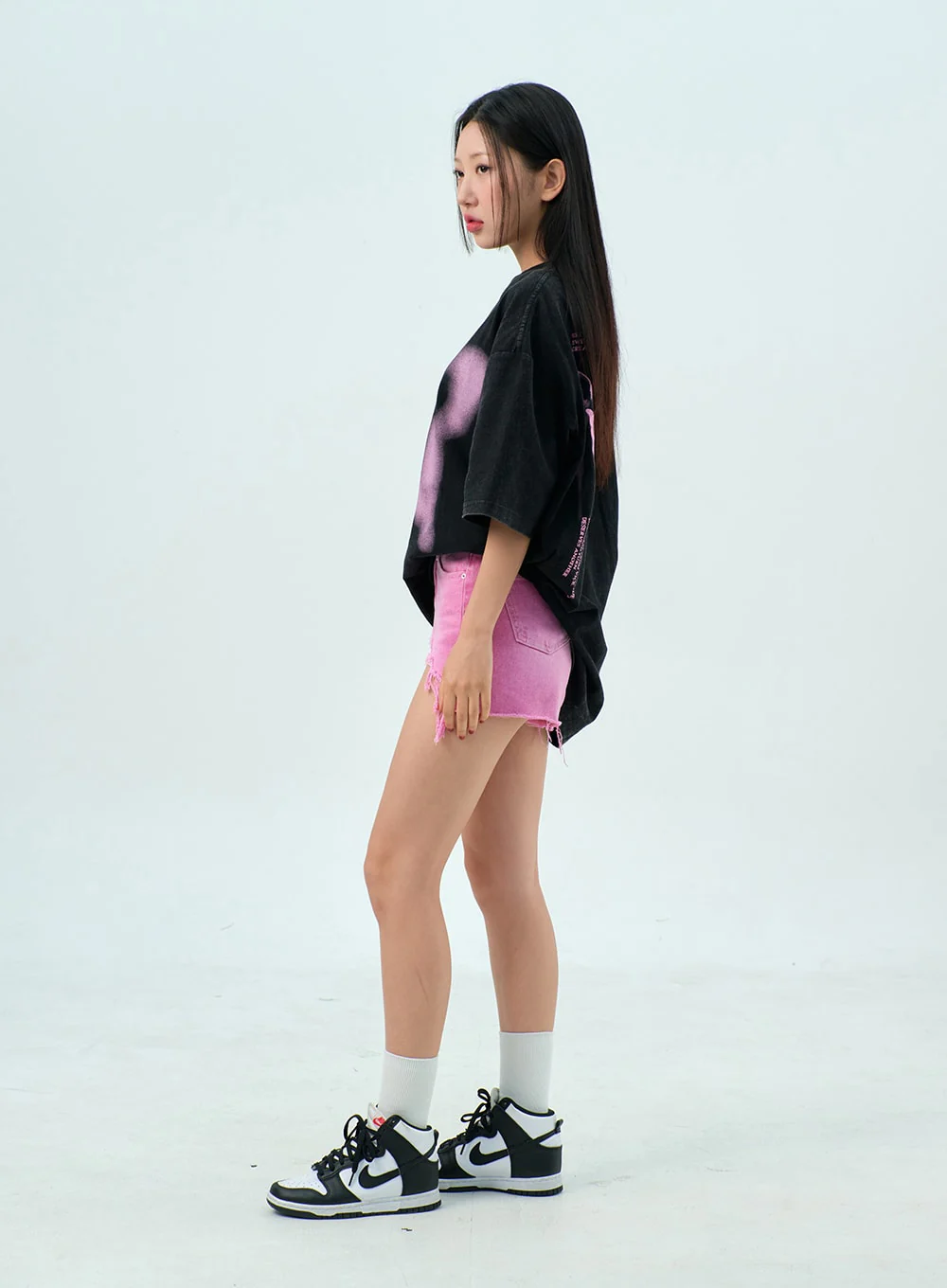 Ripped Color Shorts BU308 - Image 9