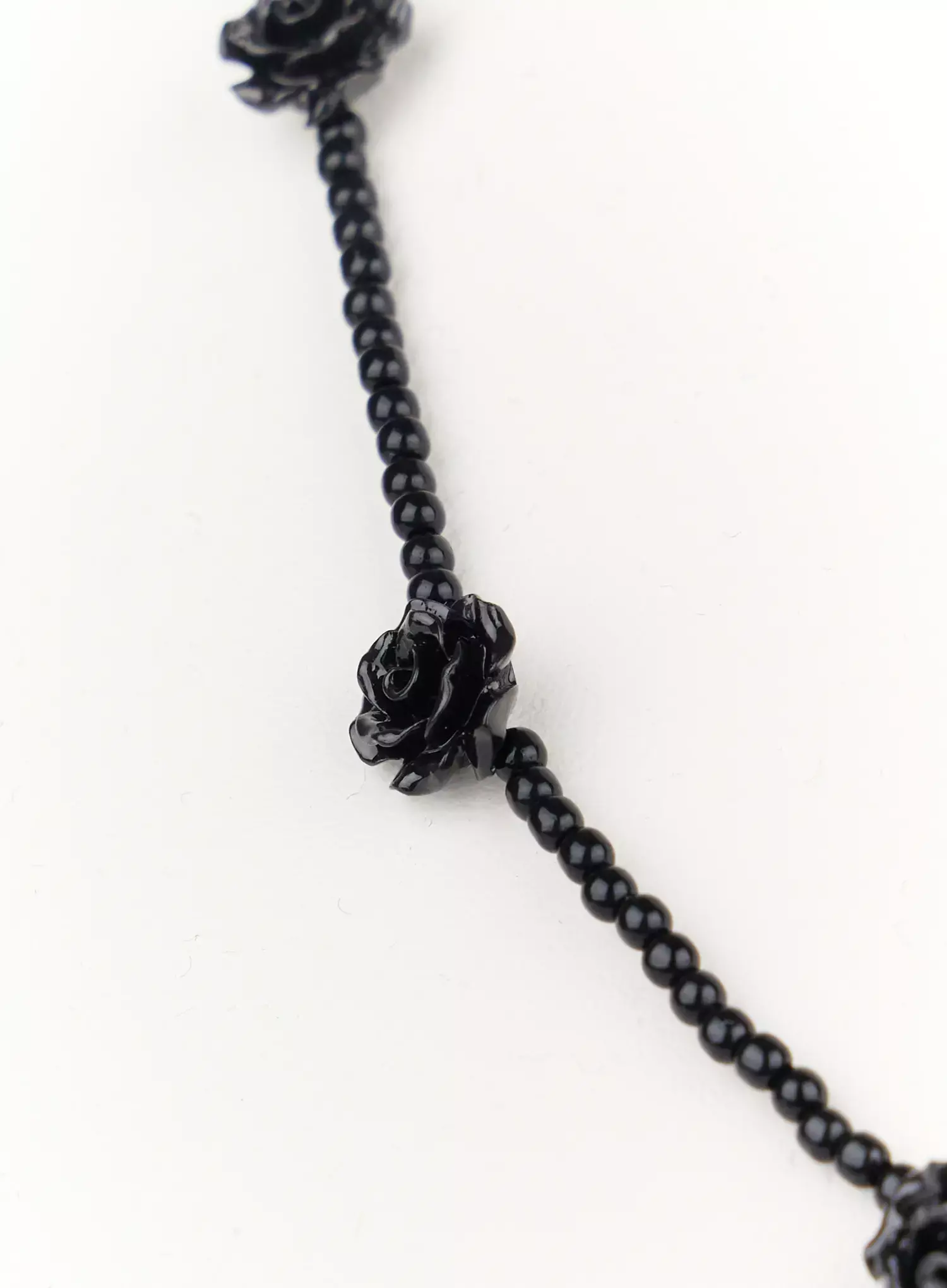 Rose Beaded Choker Necklace IF505 - Image 10