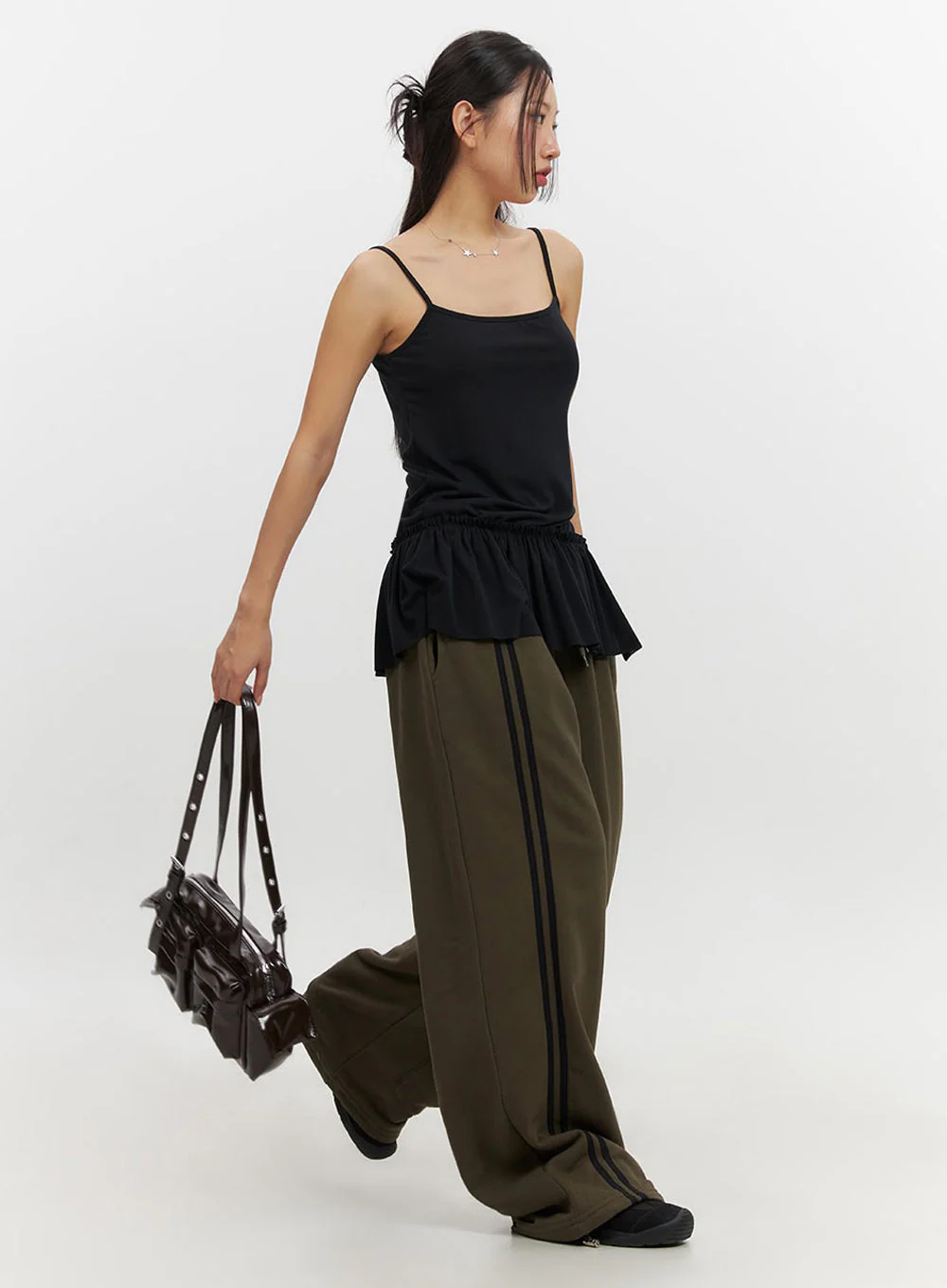 Ruffle Layered Camisole Top IF510