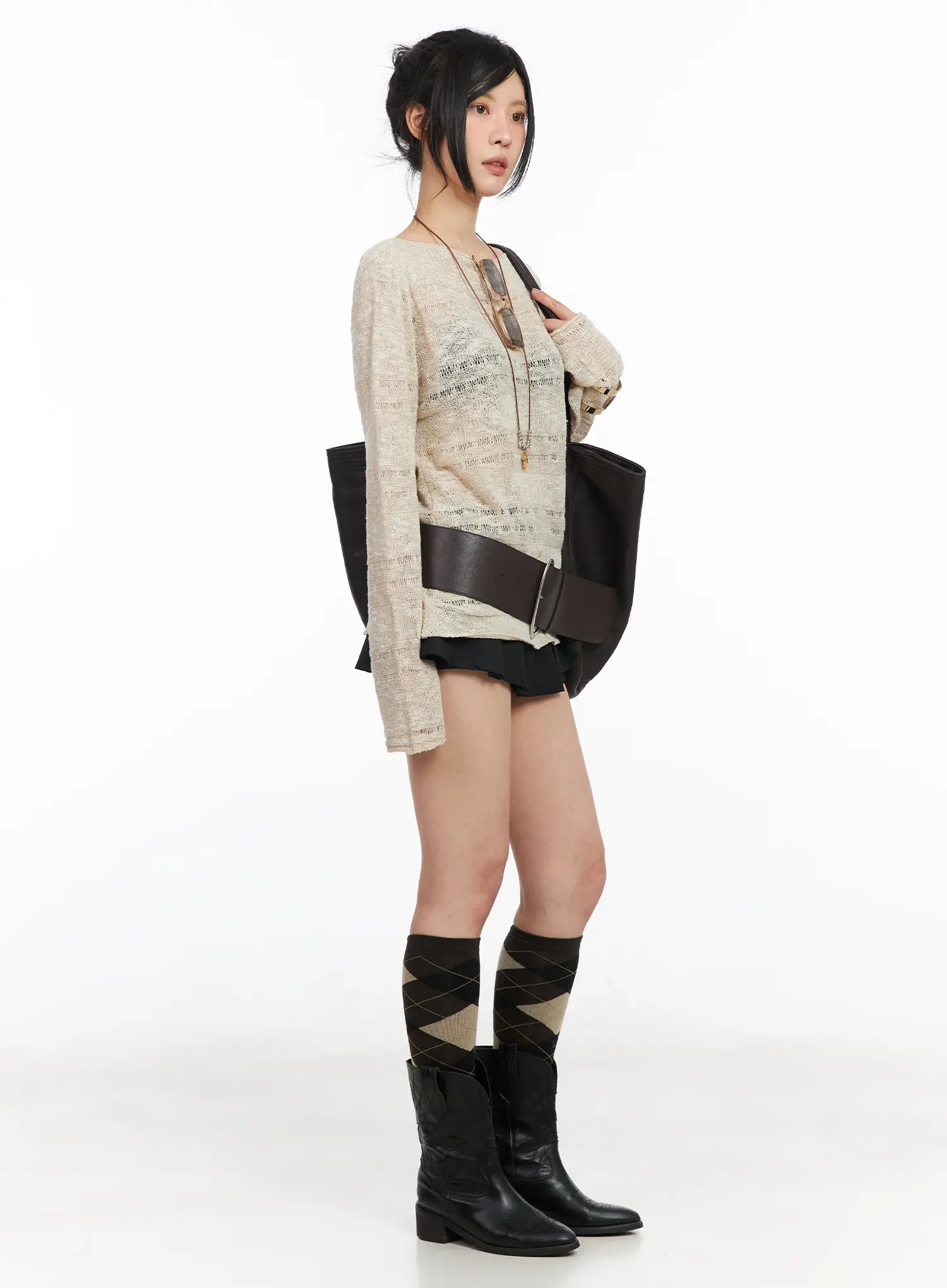 Ruffled Pleated Mini Skirt CM517 - Image 6