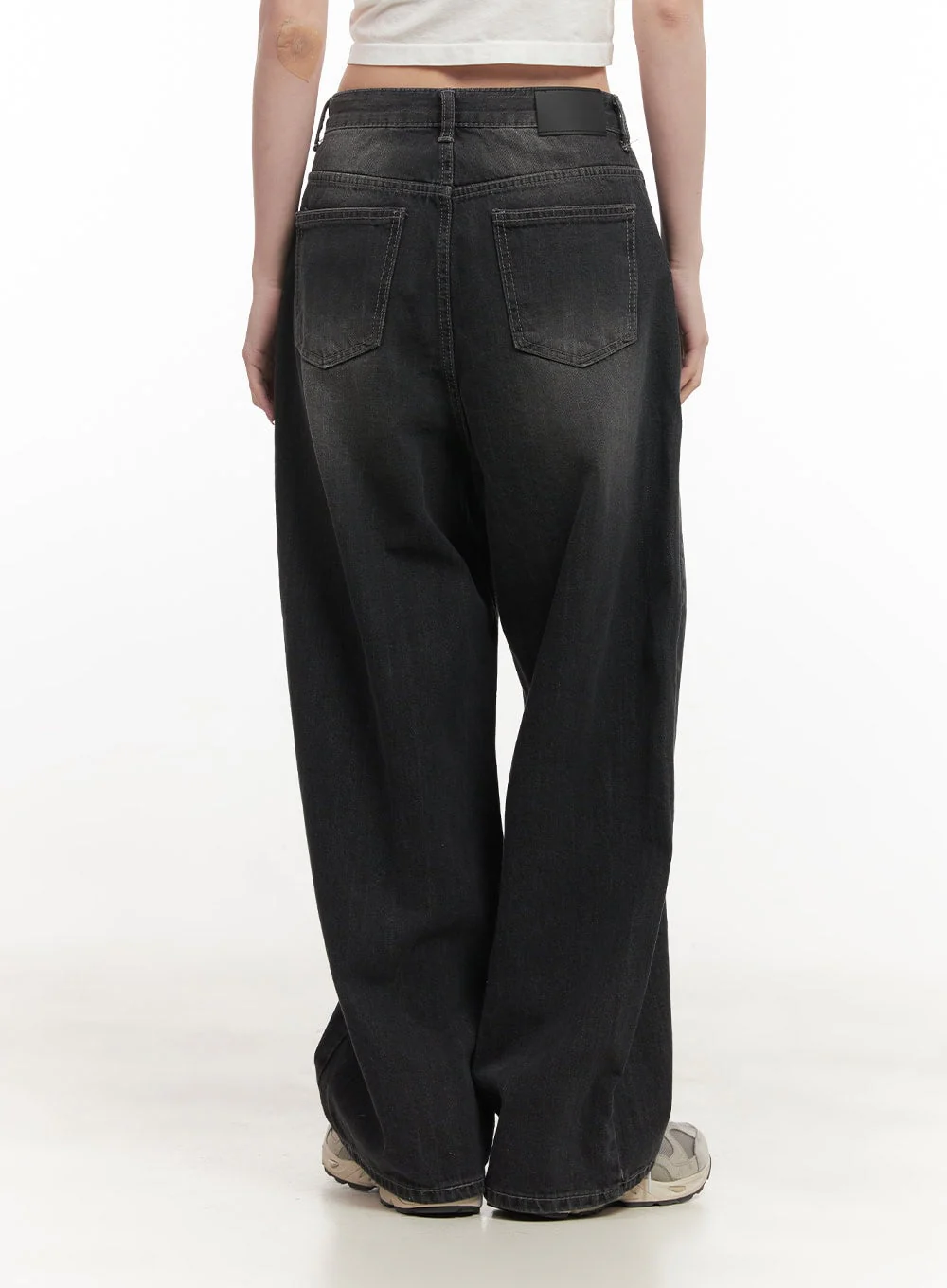 Ruth Washed Wide-Leg Jeans CF514 - Image 5
