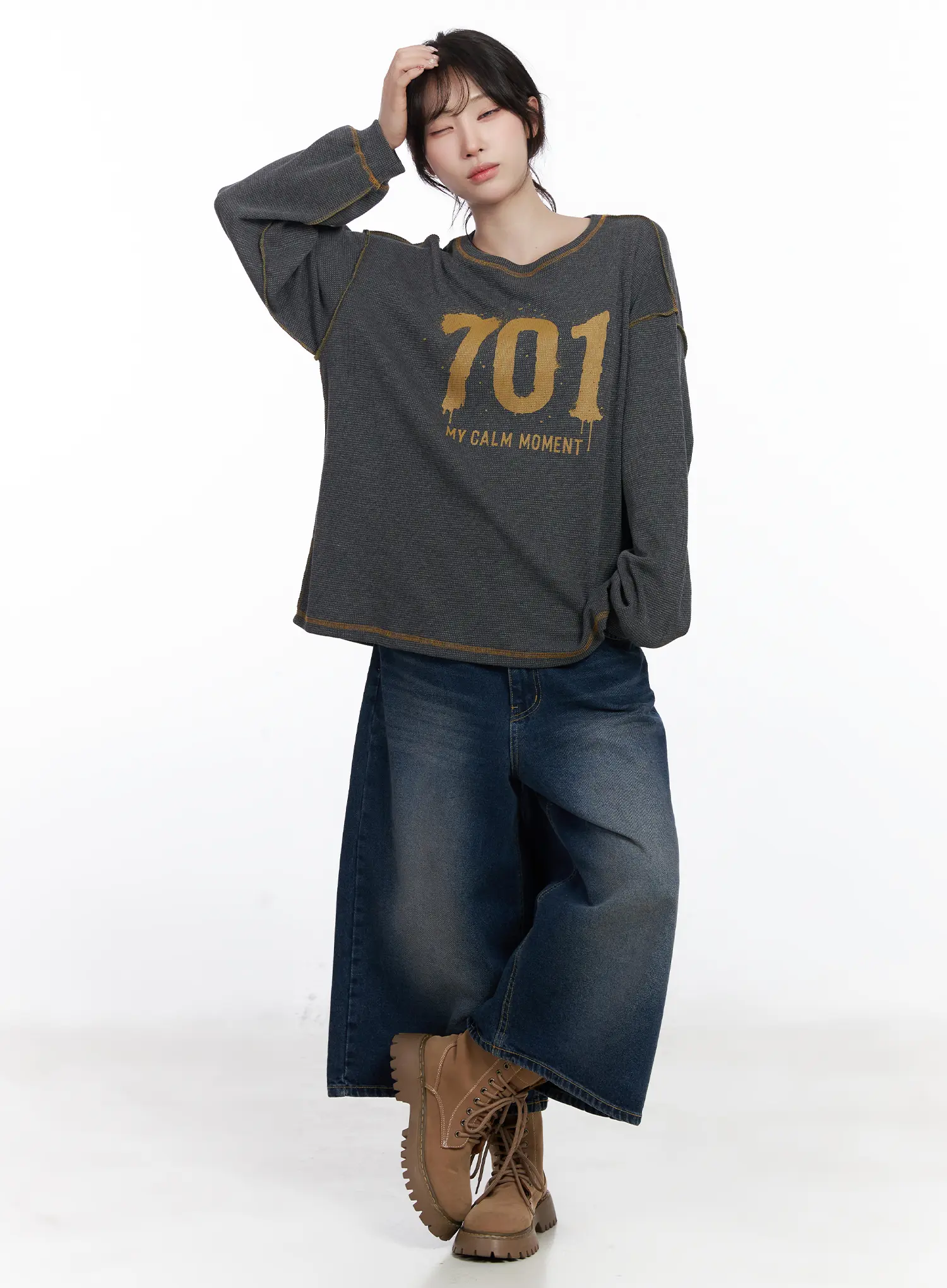 Sadi Baggy Denim Shorts CJ527 - Image 5