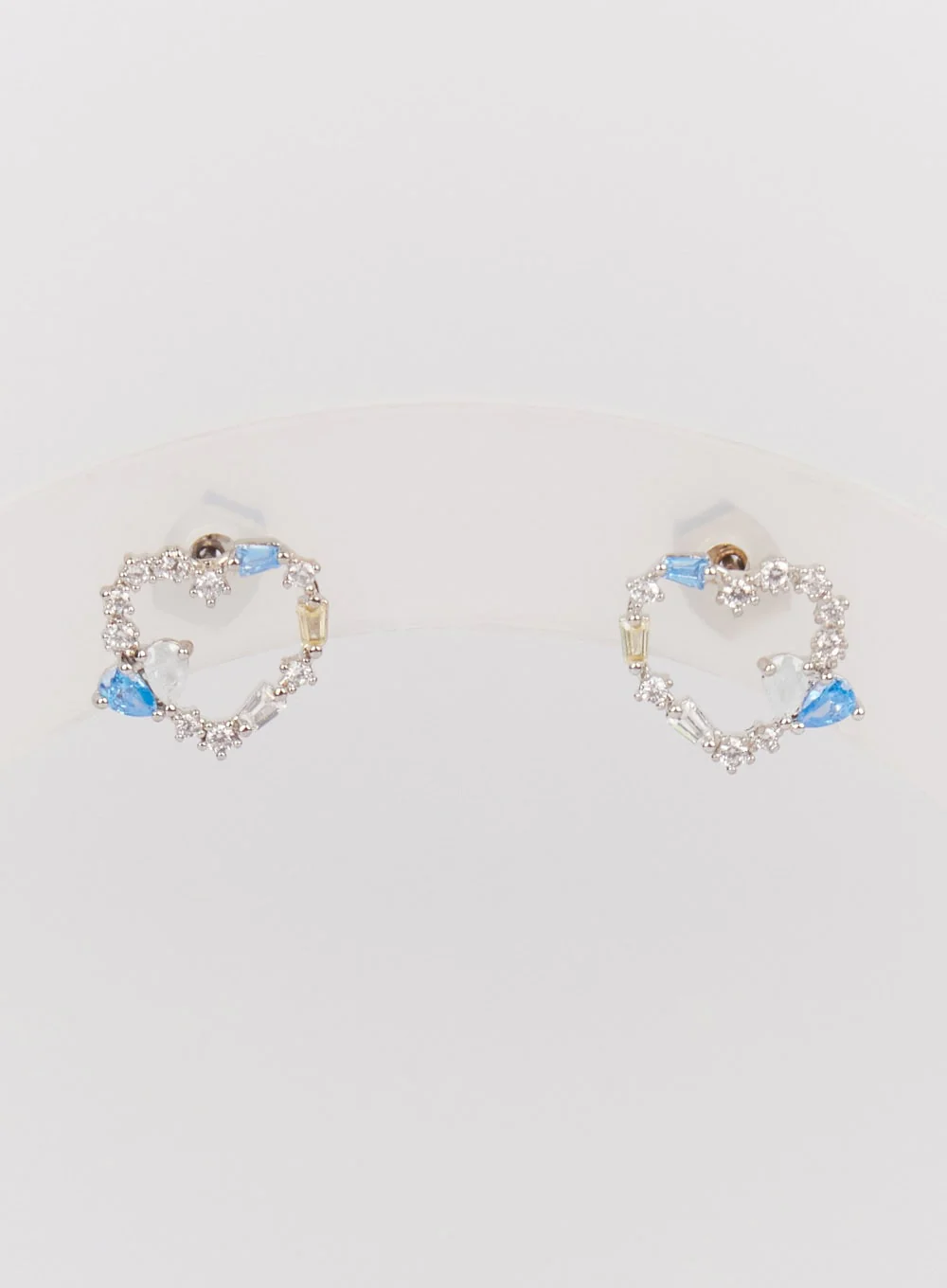 Sapphire Blue Cubic Earrings IM528 - Image 2