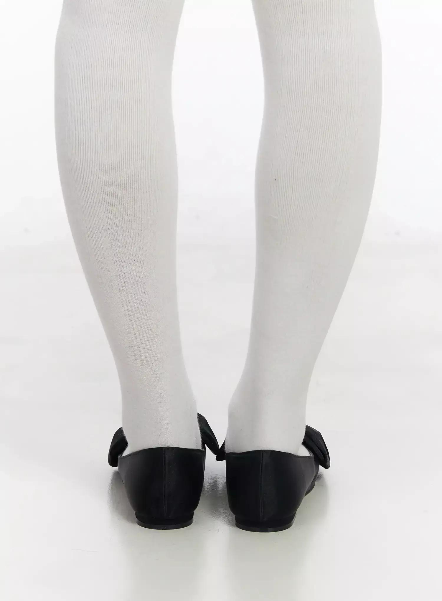 Satin Bow Ballet Flats IM502 - Image 6