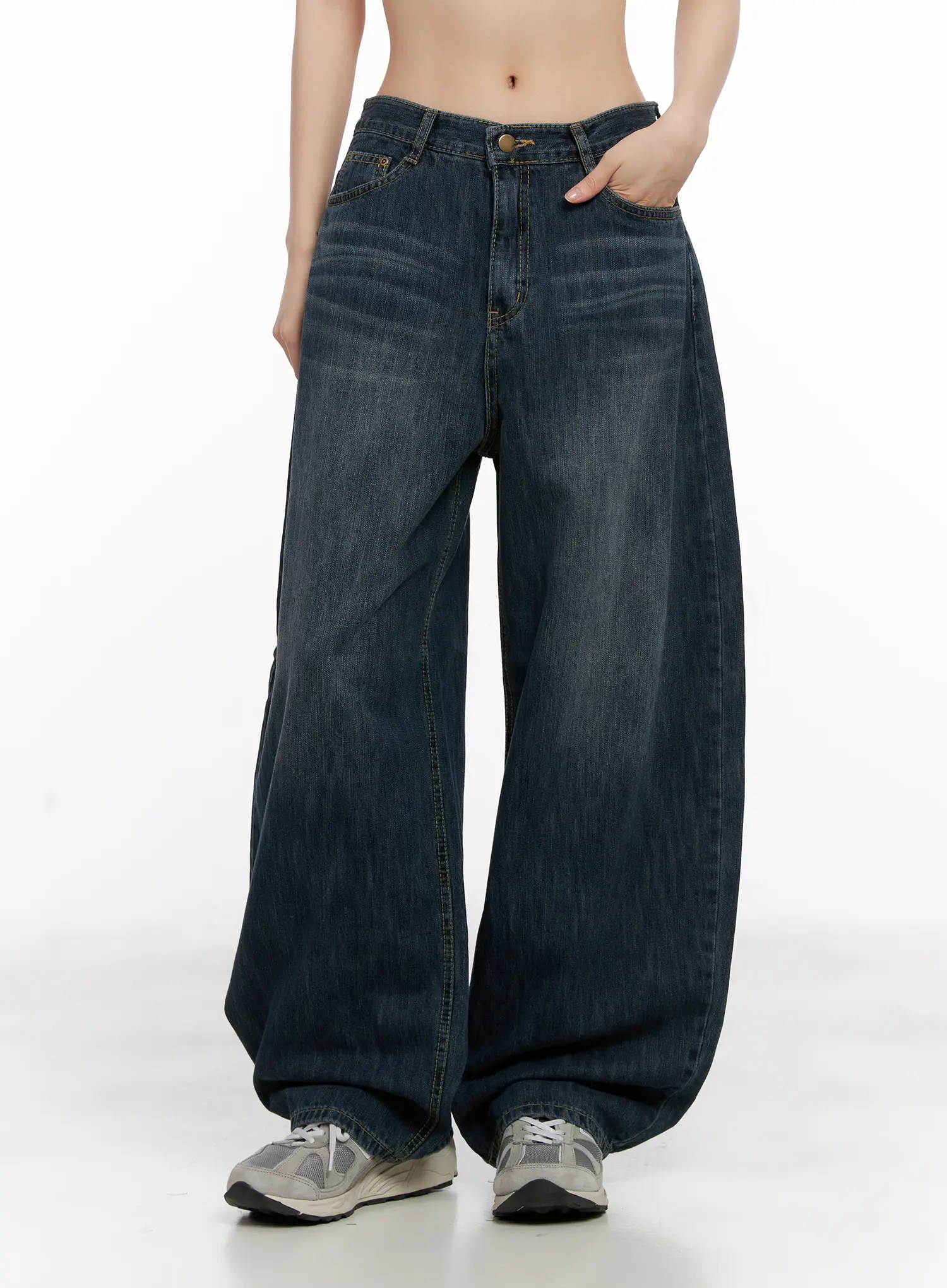 Seoy Washed Denim Jeans CG525 - Image 10