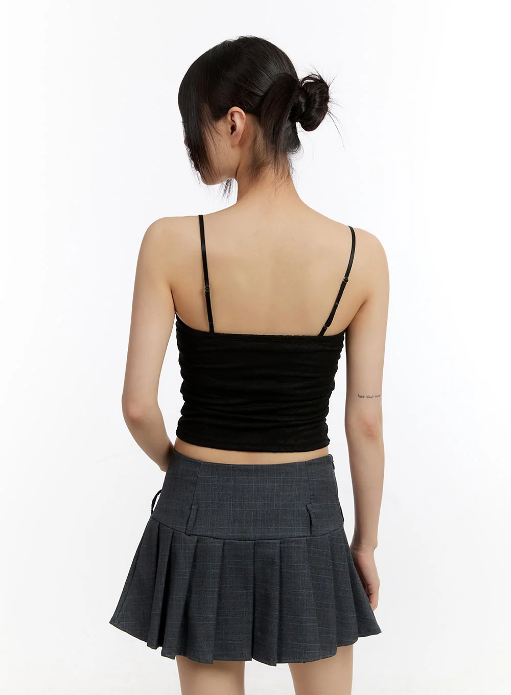 Sheer Floral Lace-Up Corset Cami Top CM513 - Image 12