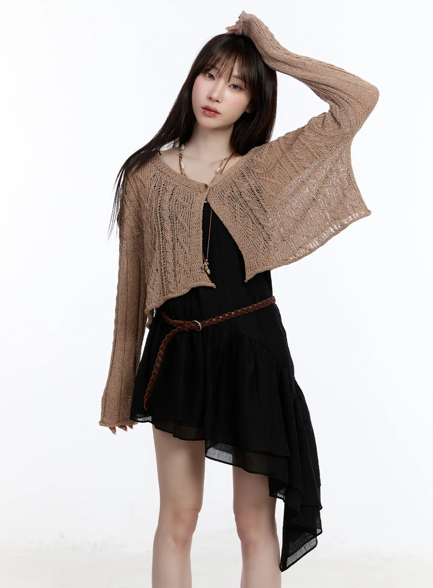 Sheer Knit Cardigan CA501