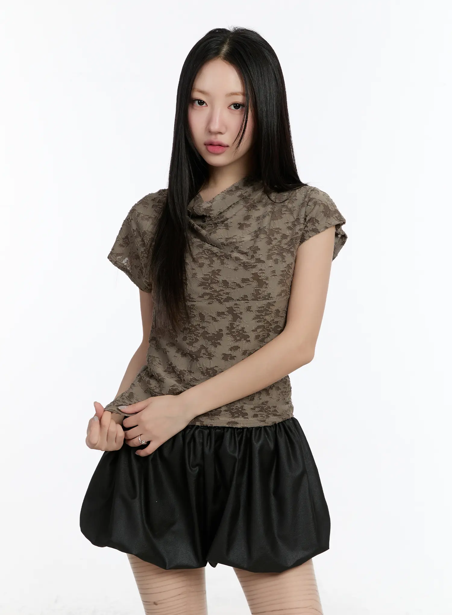 Sheer Short Sleeve Blouse CM511 - Image 2