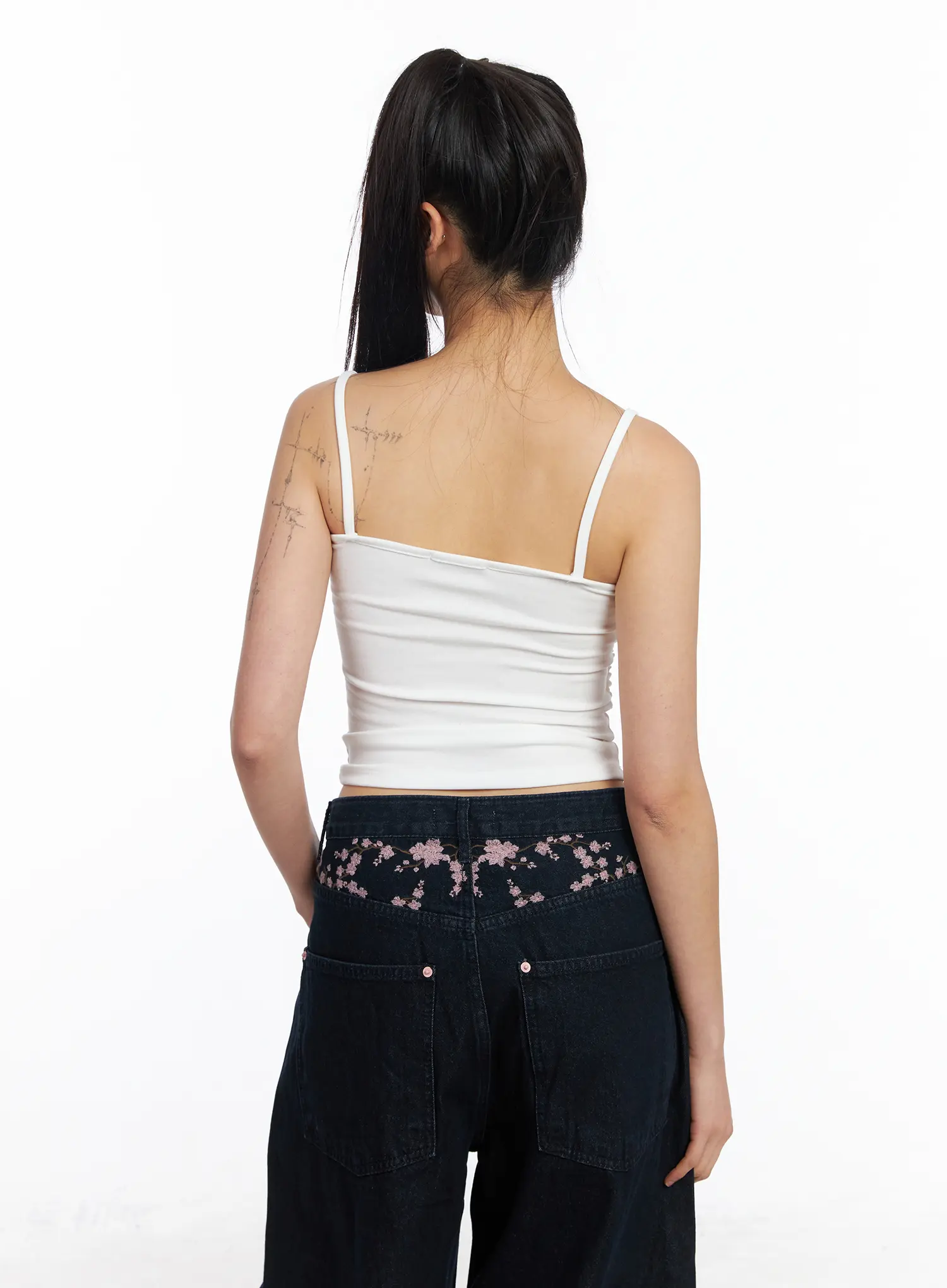 Shirred Basic Tank Top CF504 - Image 8