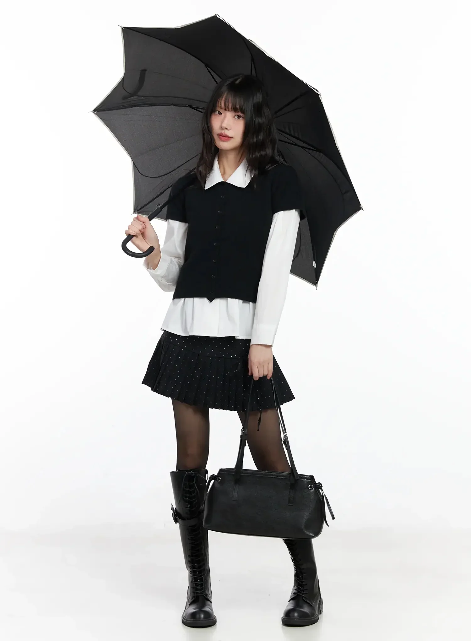 Shirred Long Shirt IF505 - Image 13
