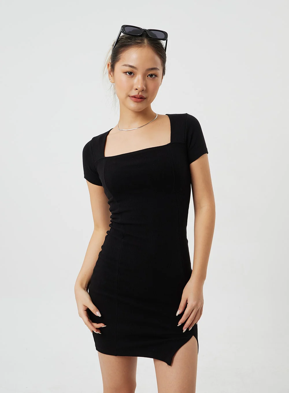 Short Sleeve Mini Dress CM303 - Image 9