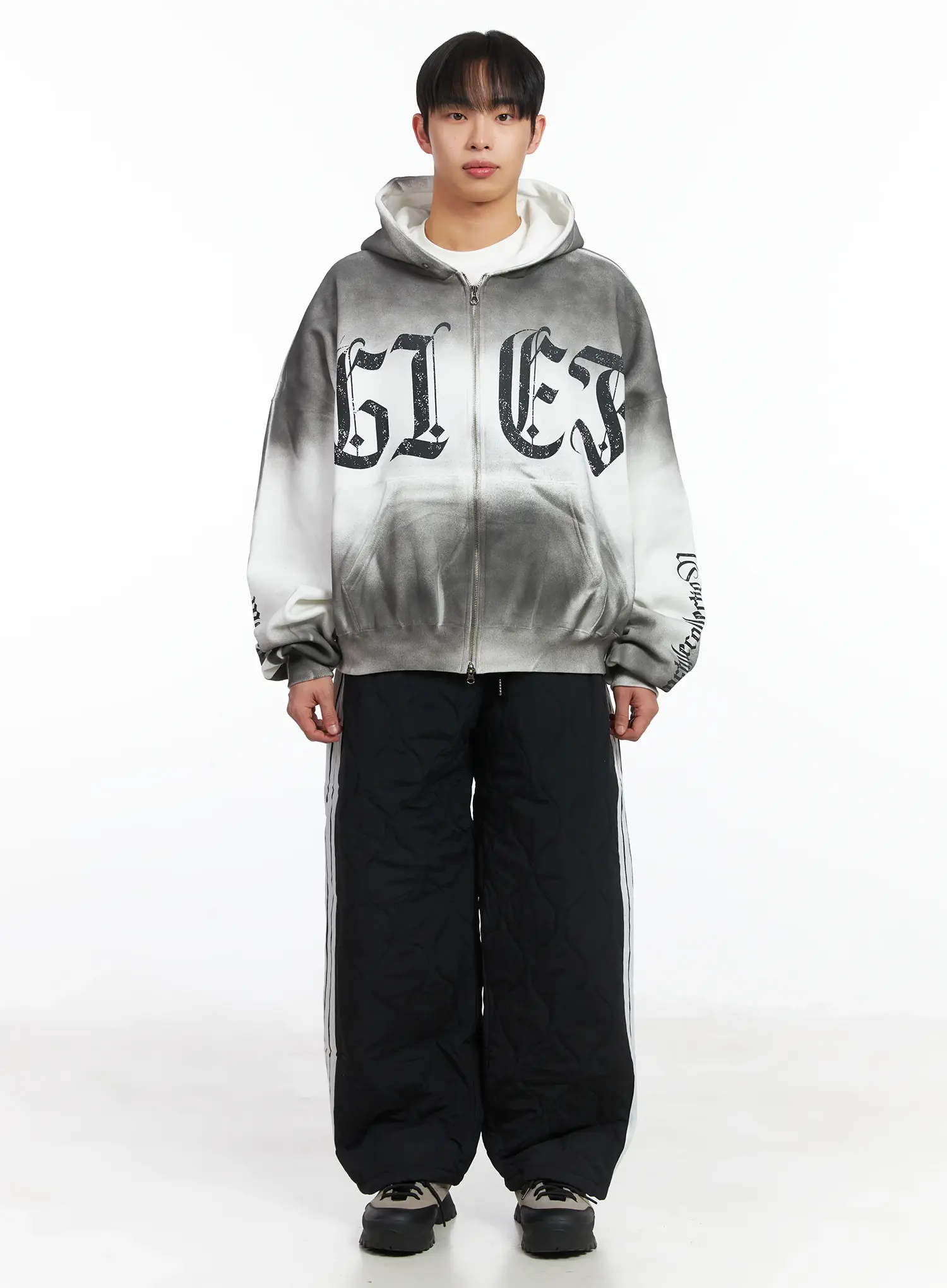 Side Lined Adjustable Track Pants ID515 - Image 4