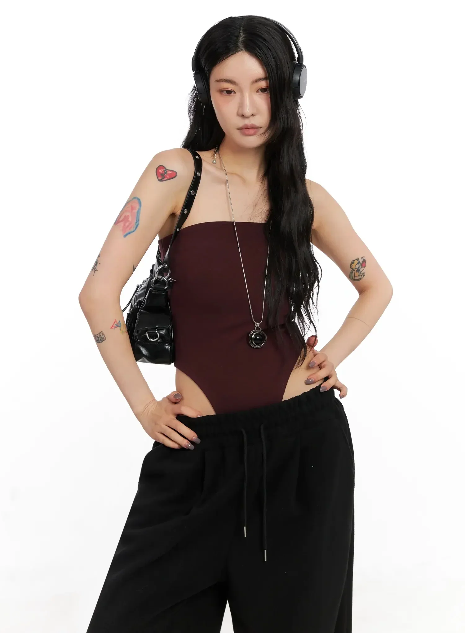 Sleek Cutout Tube Top IN528