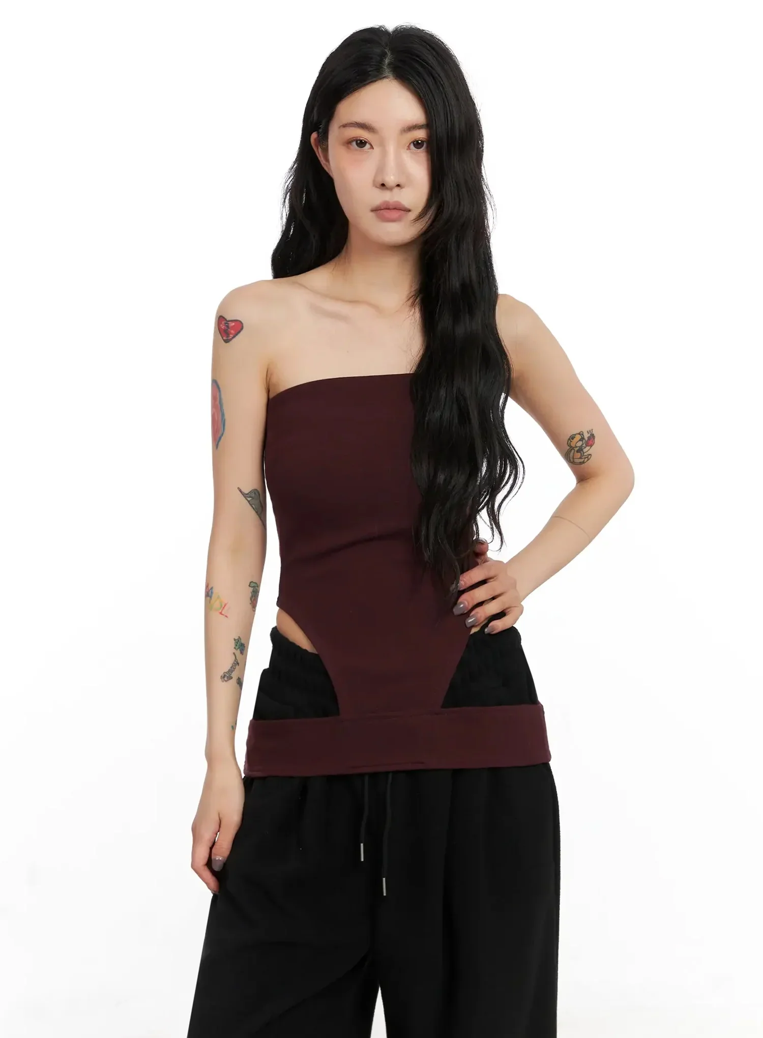 Sleek Cutout Tube Top IN528 - Image 4